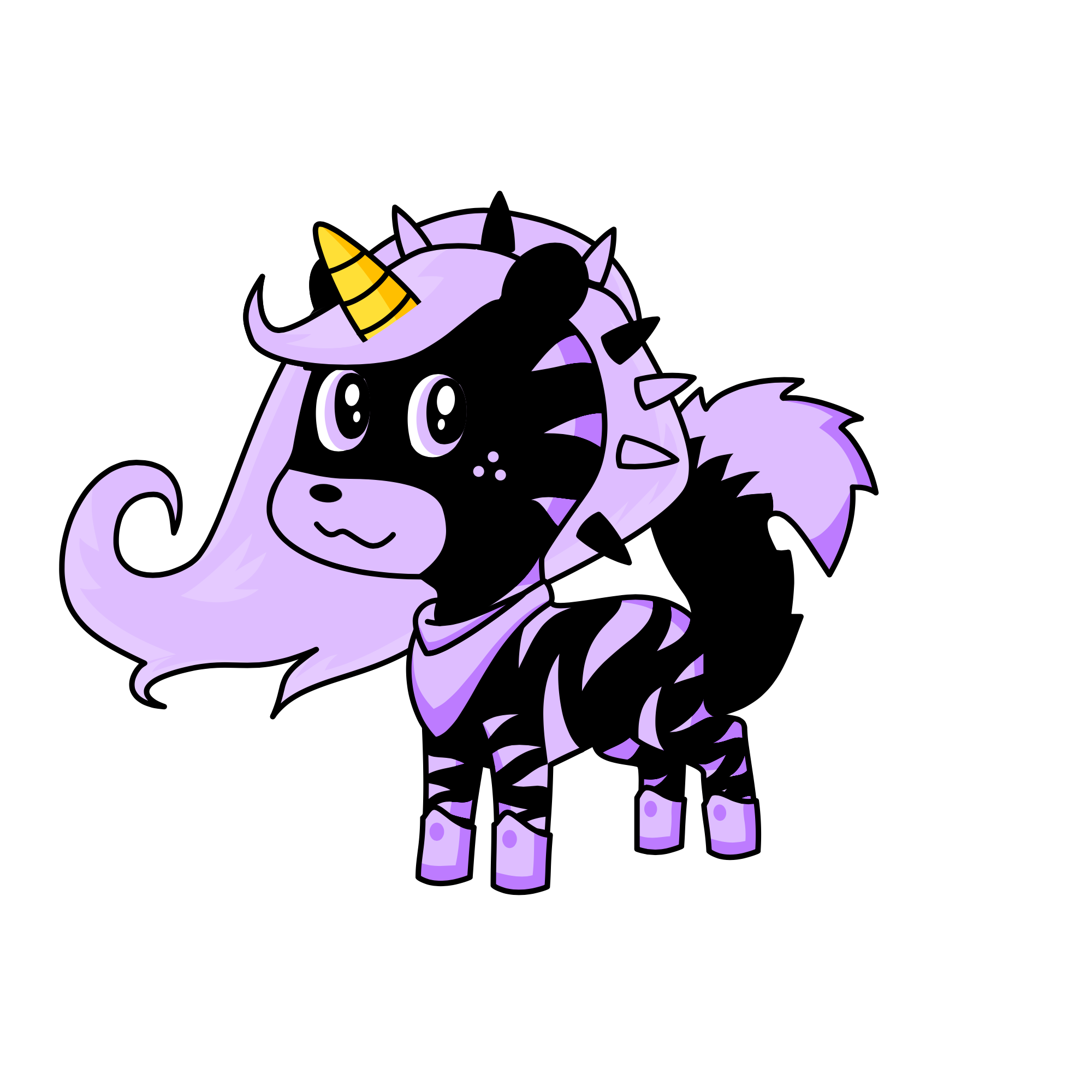 Midnight, the unicorn