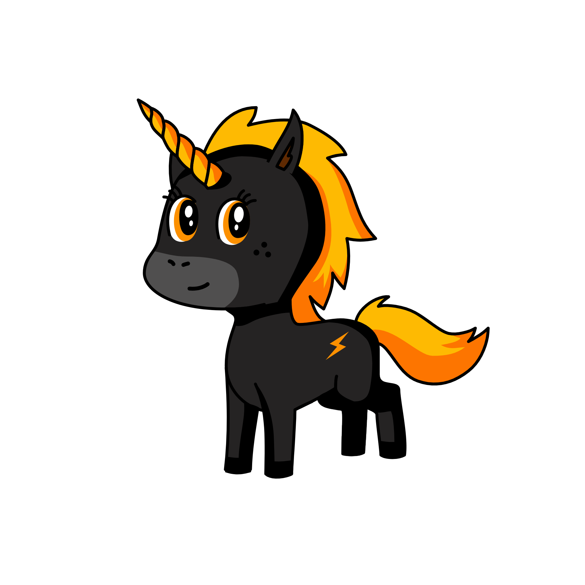 fire, the unicorn