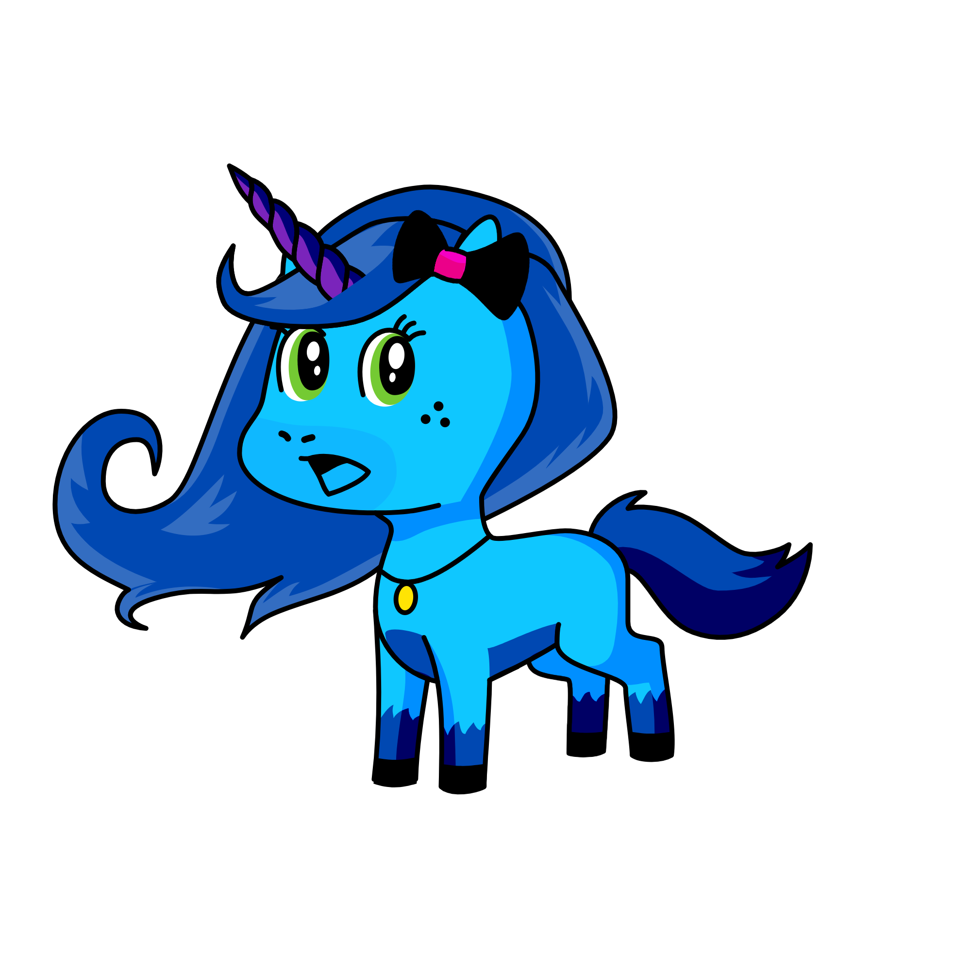 Rosy, the unicorn