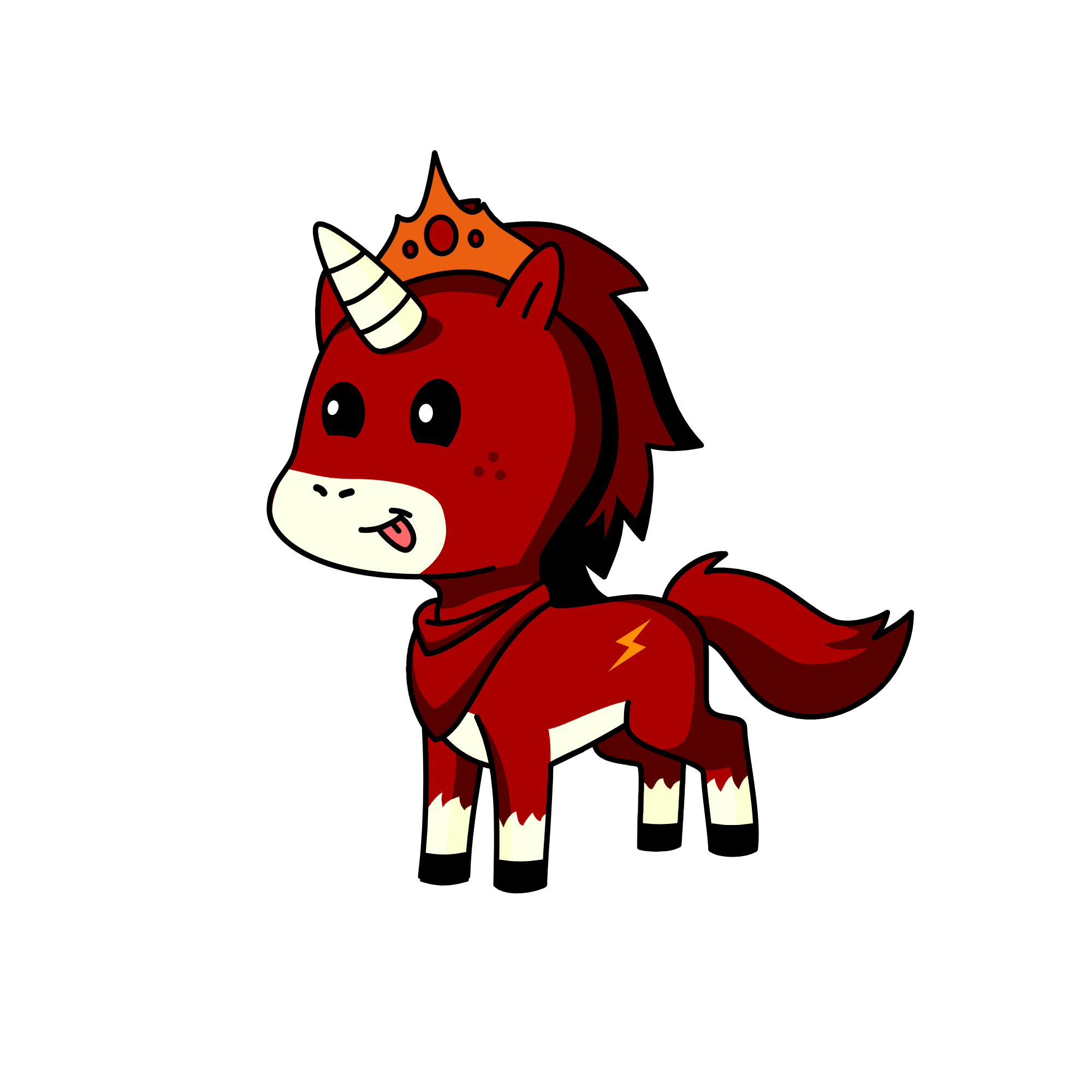 Fire, the unicorn