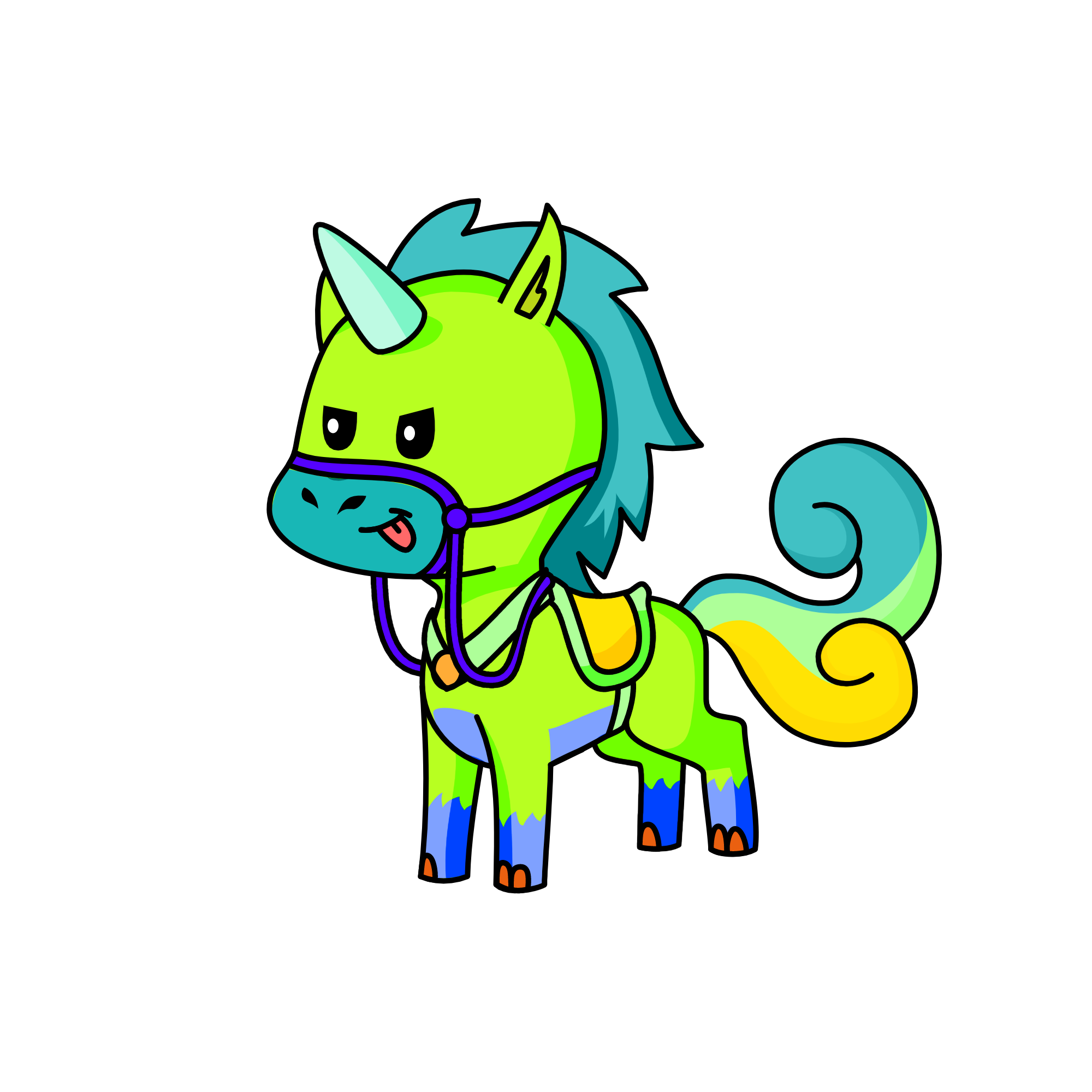 fluffy, the unicorn