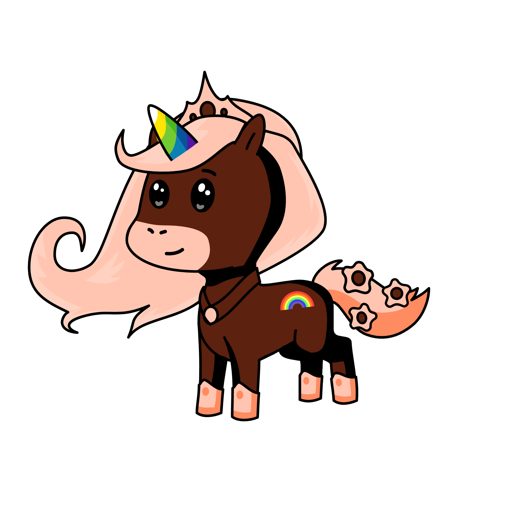 Choco Latte, the unicorn