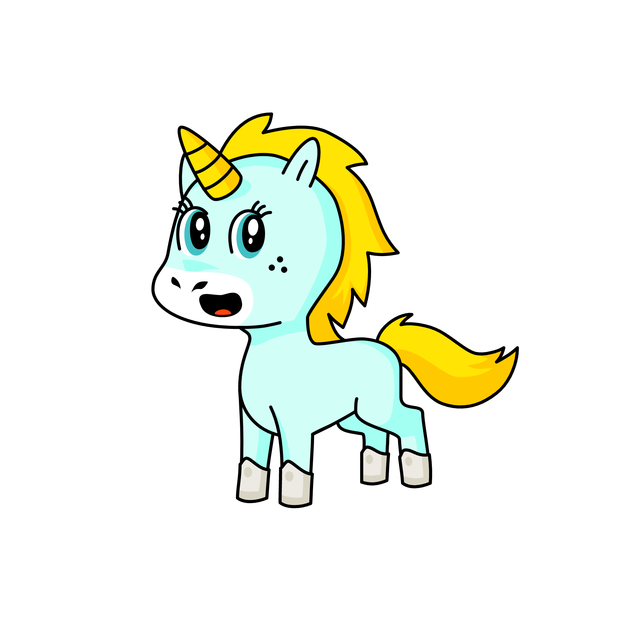 bubbles, the unicorn