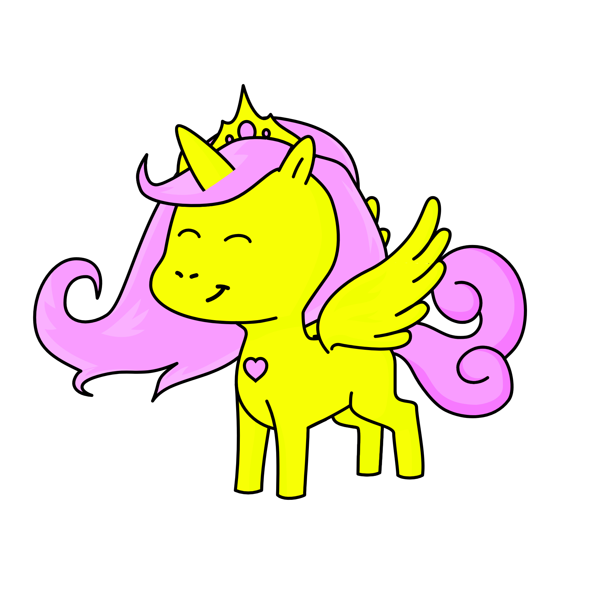 Flutter Fly, the unicorn