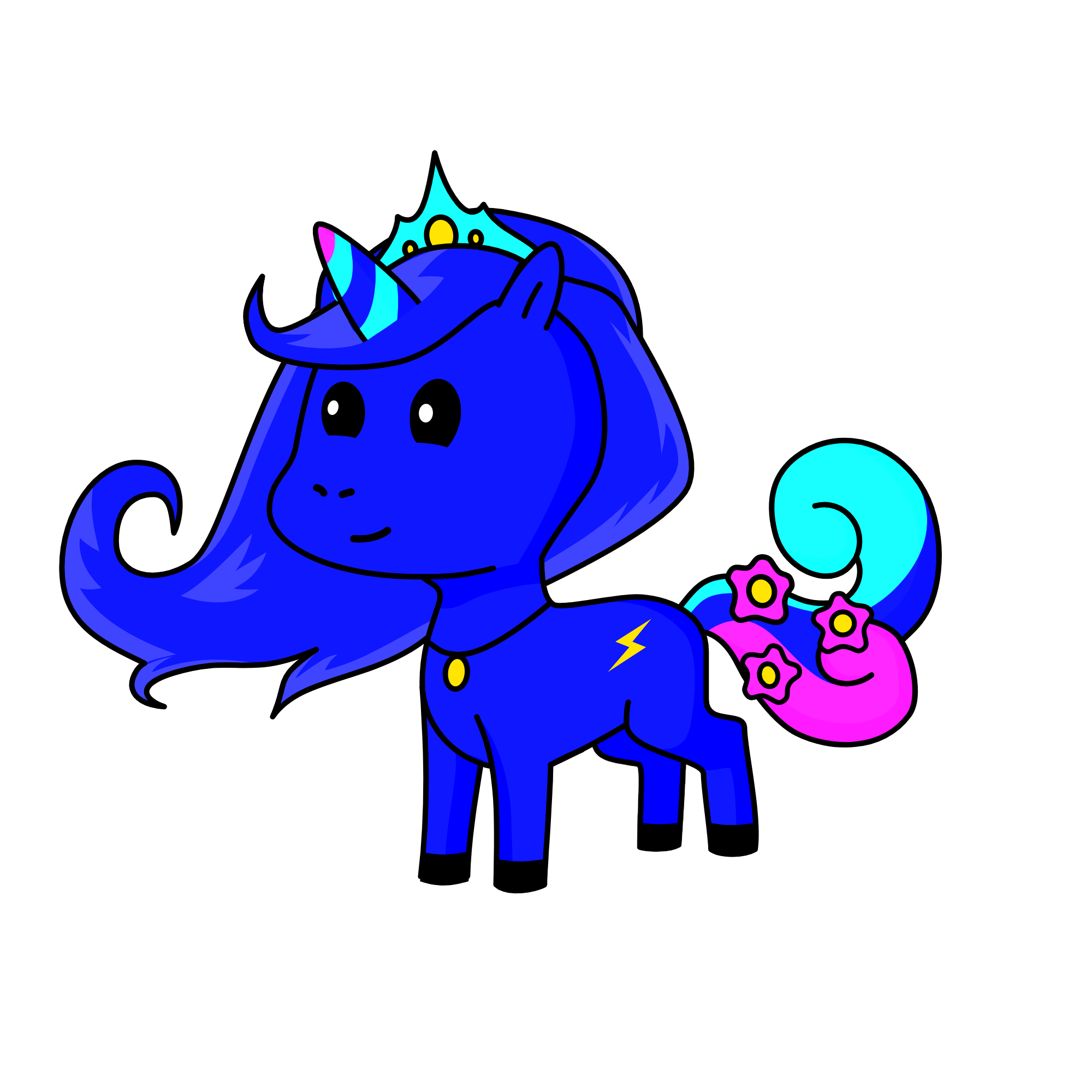 Queen Aria, the unicorn