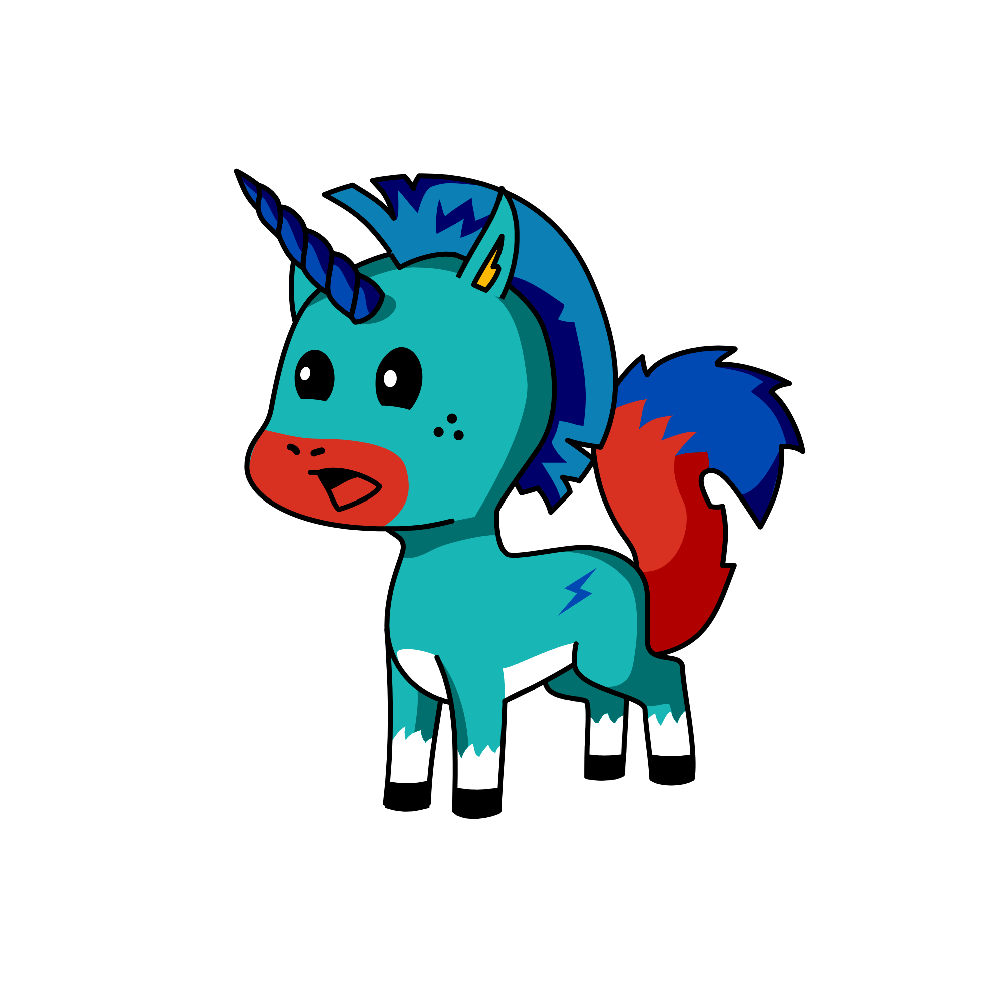 Coy, the unicorn