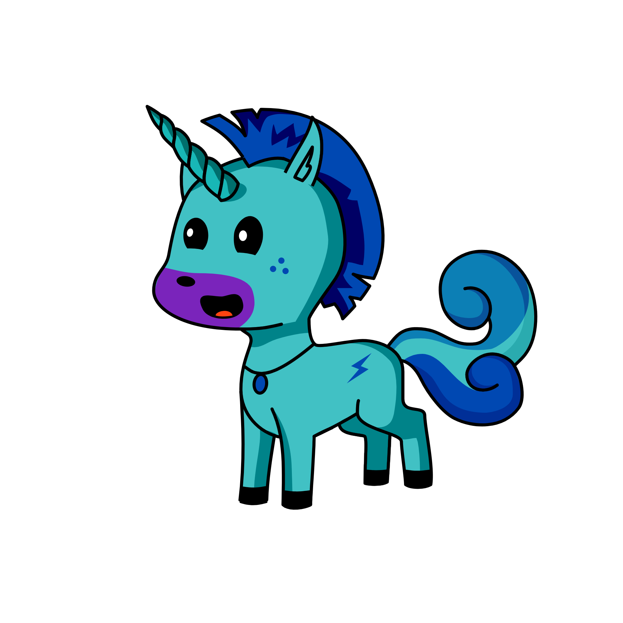 Joy, the unicorn