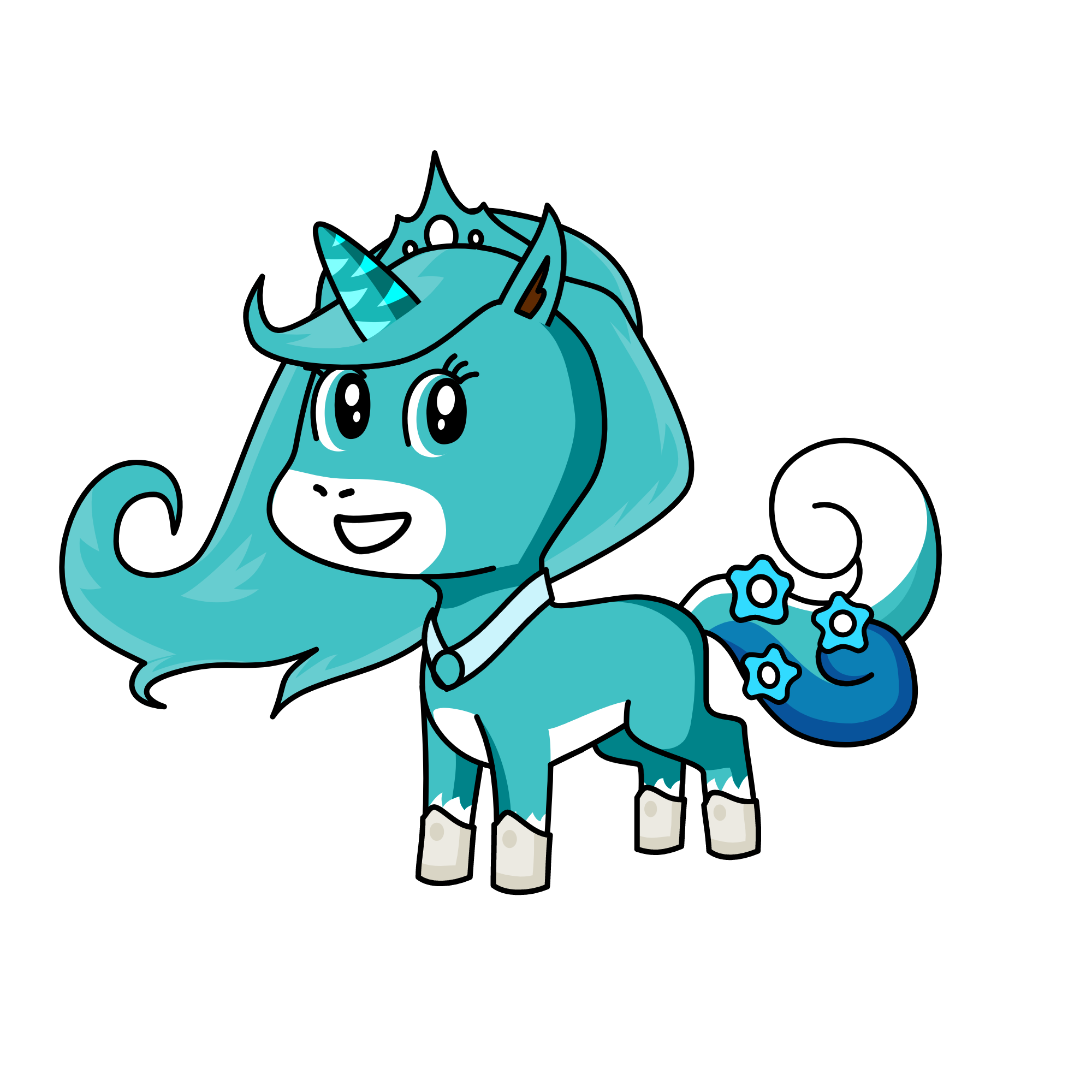 The Snow Queen, the unicorn