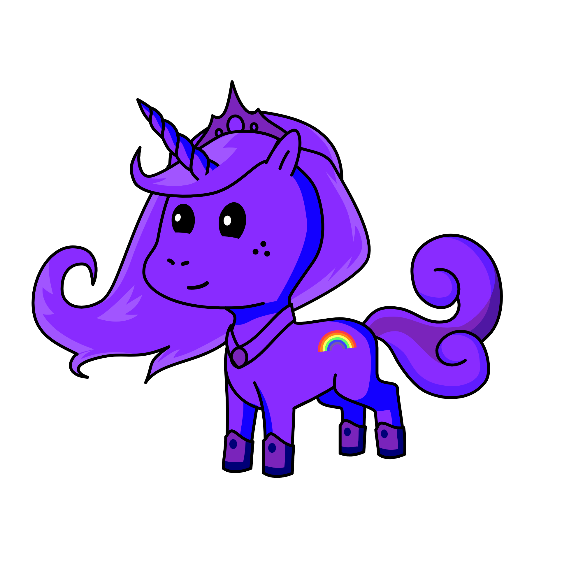 Winter, the unicorn