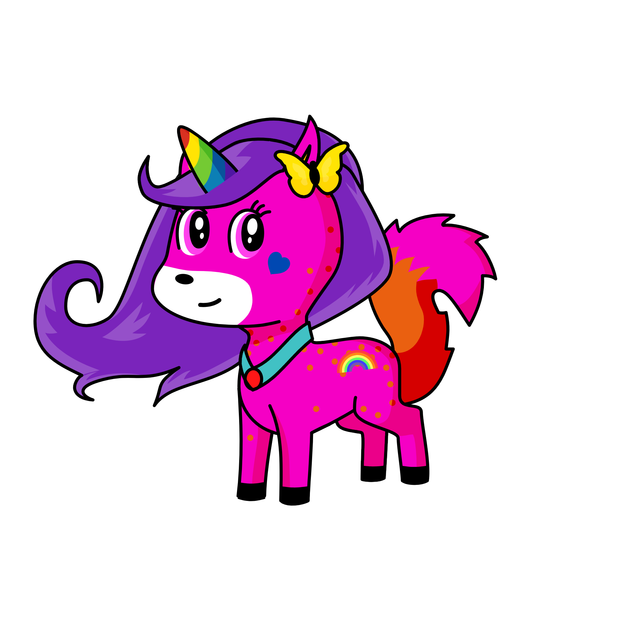 Lucky, the unicorn