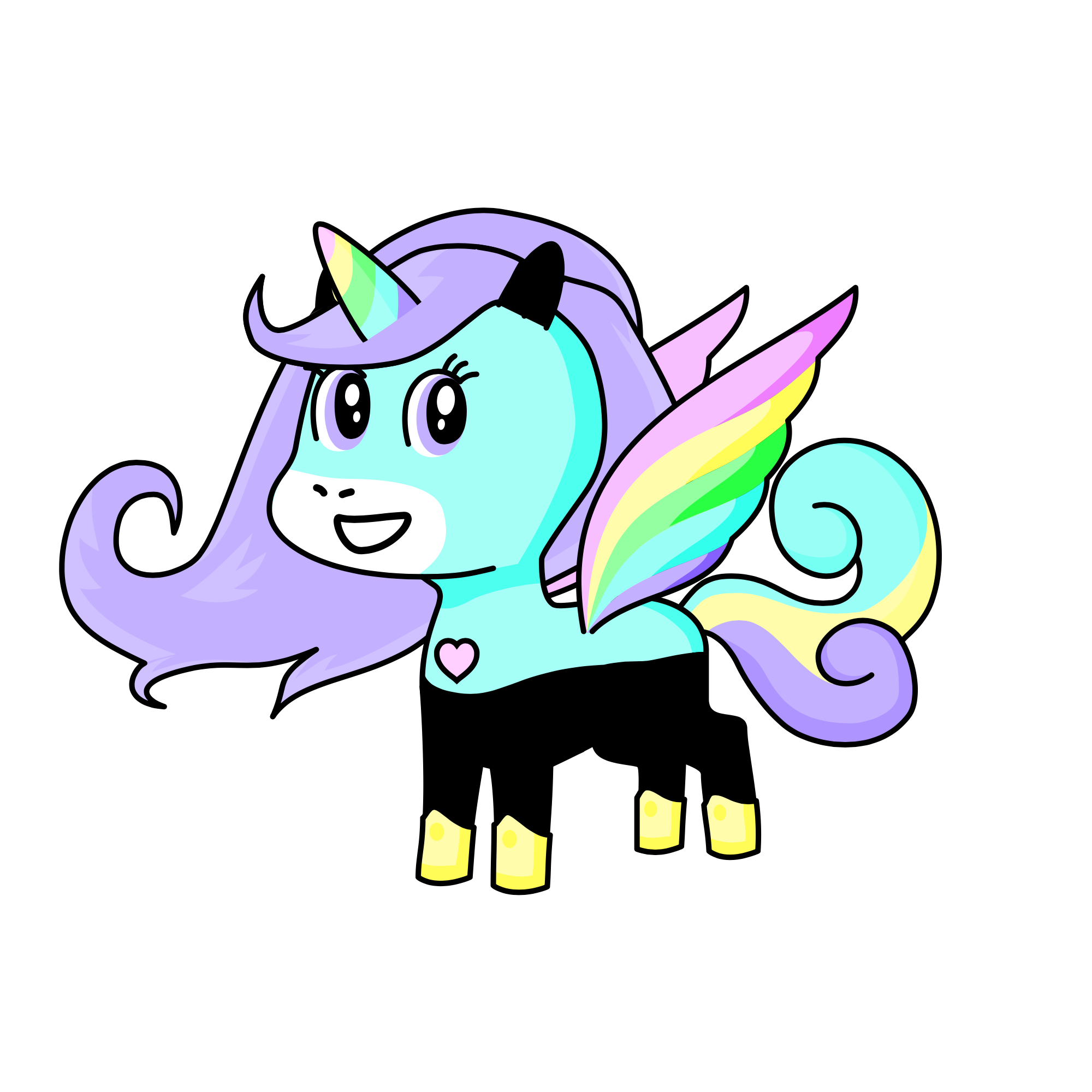 Majestica, the unicorn