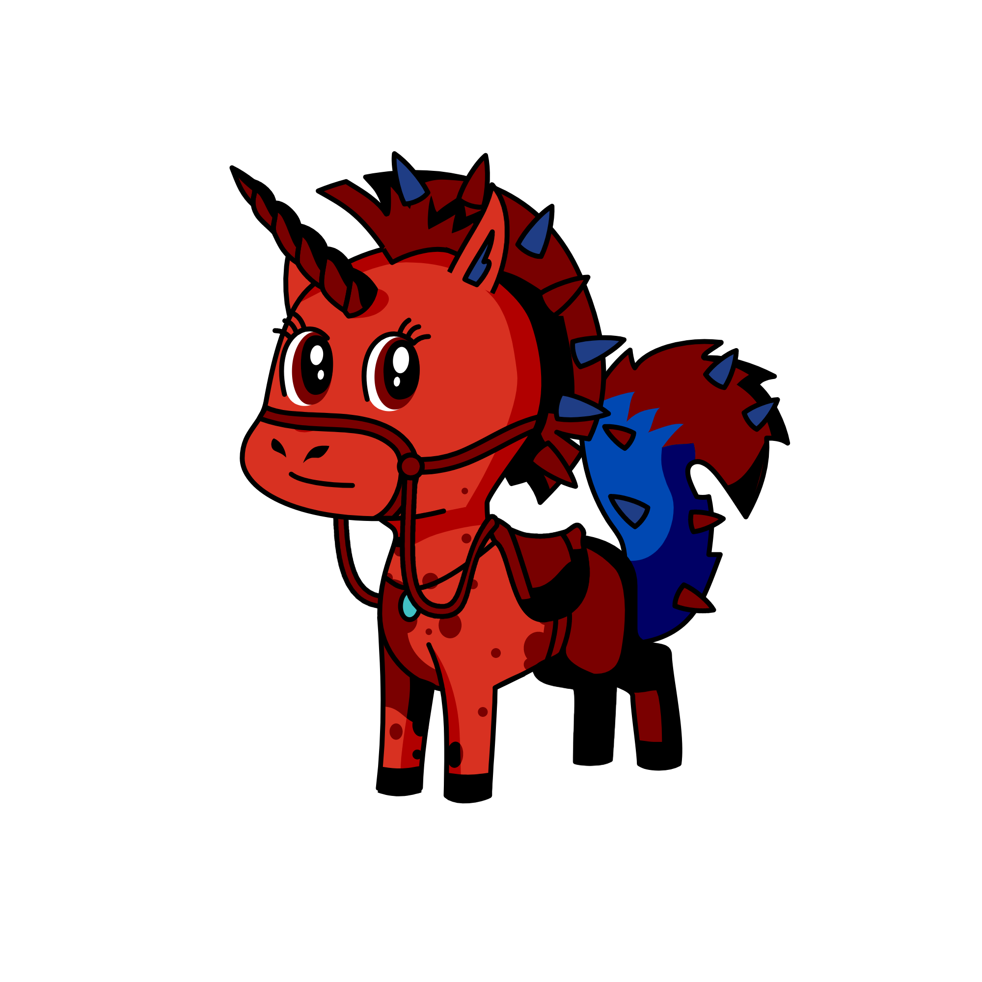 redfoxy, the unicorn