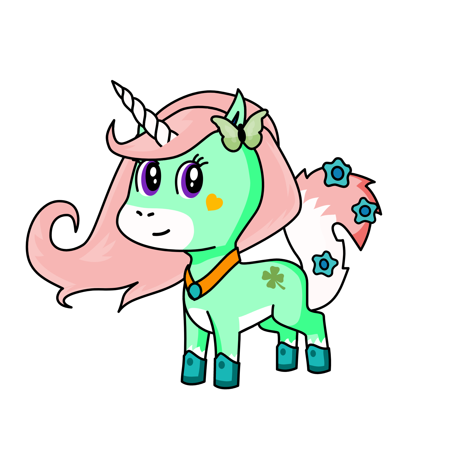 Blossom, the unicorn