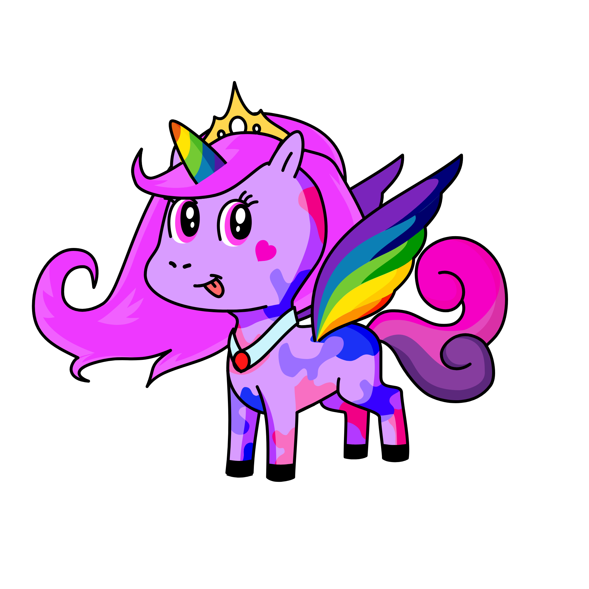 Pinky , the unicorn