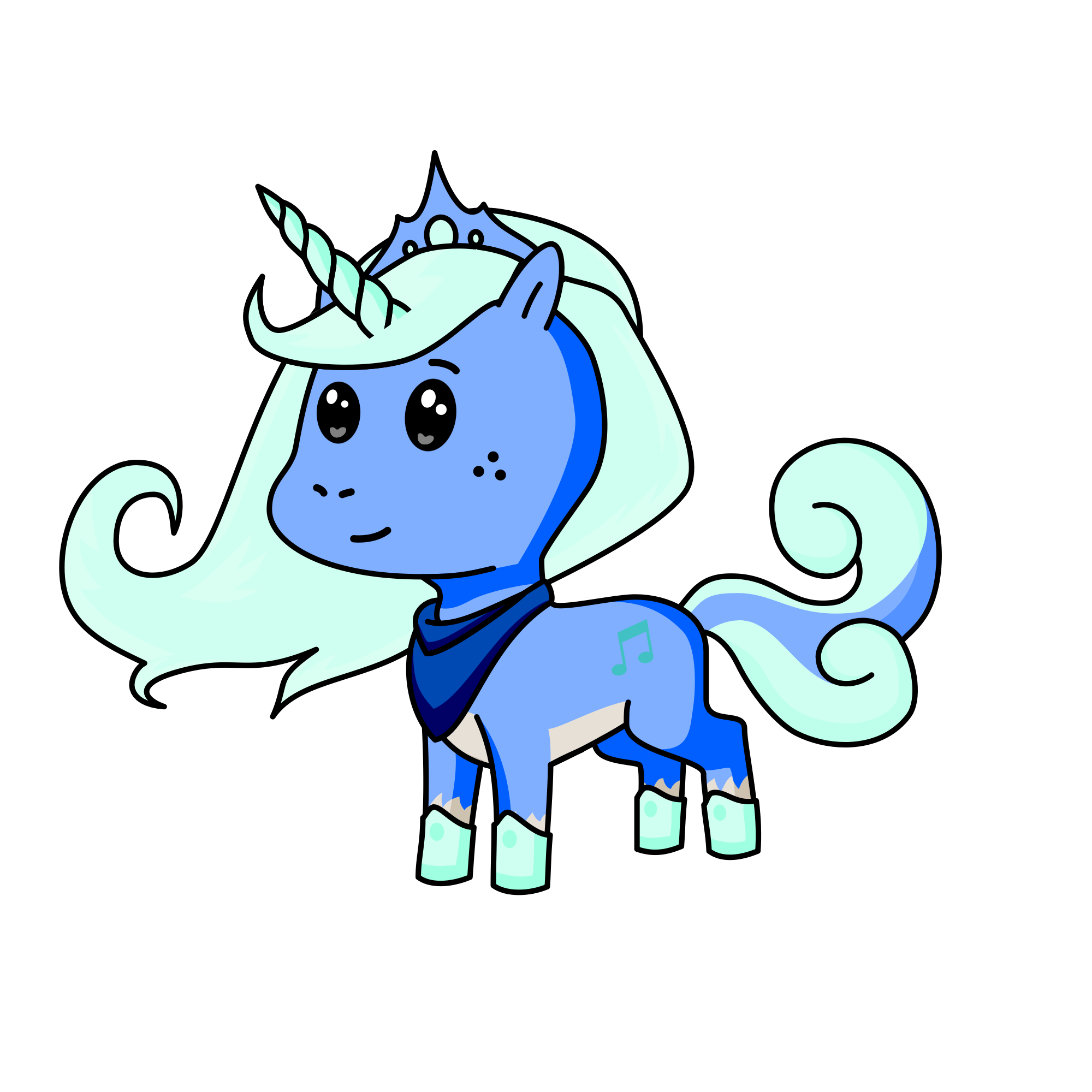 Icey, the unicorn