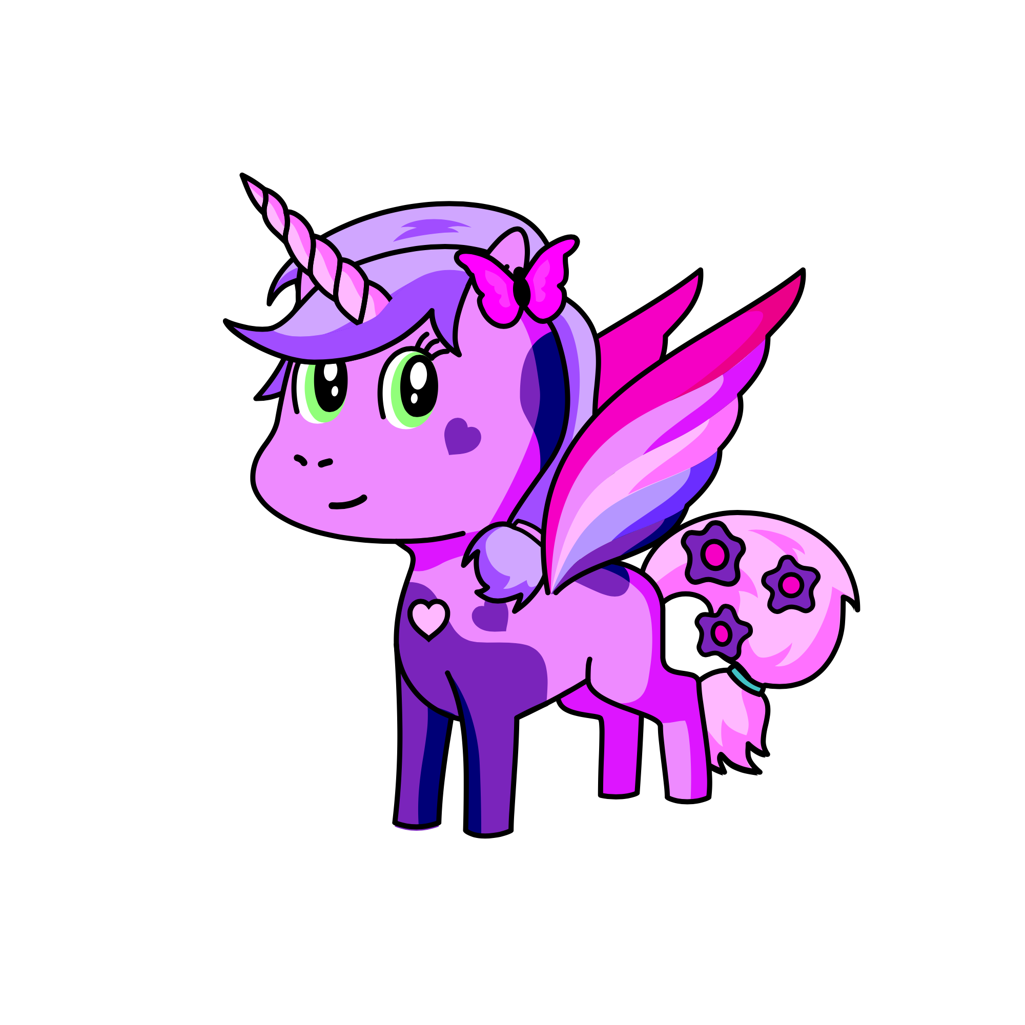 Dotty (Secretly an angelic Savage), the unicorn