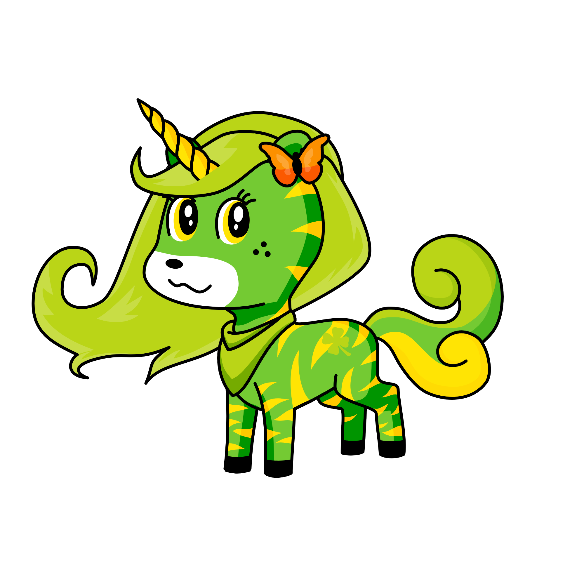 clover, the unicorn