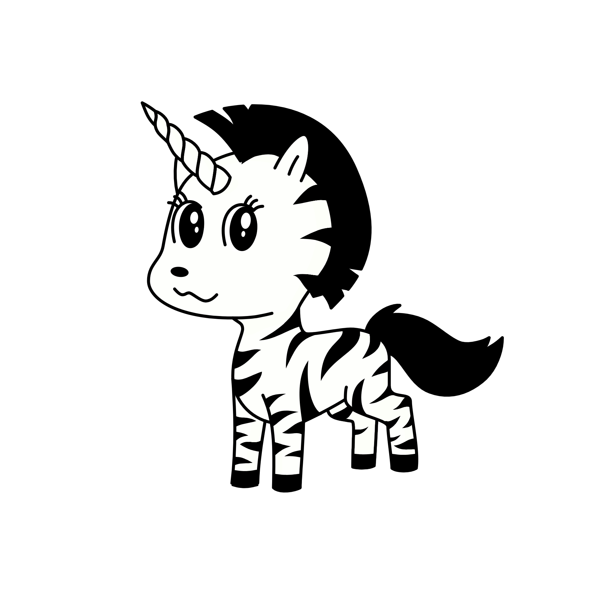 zelda the zebracorn, the unicorn
