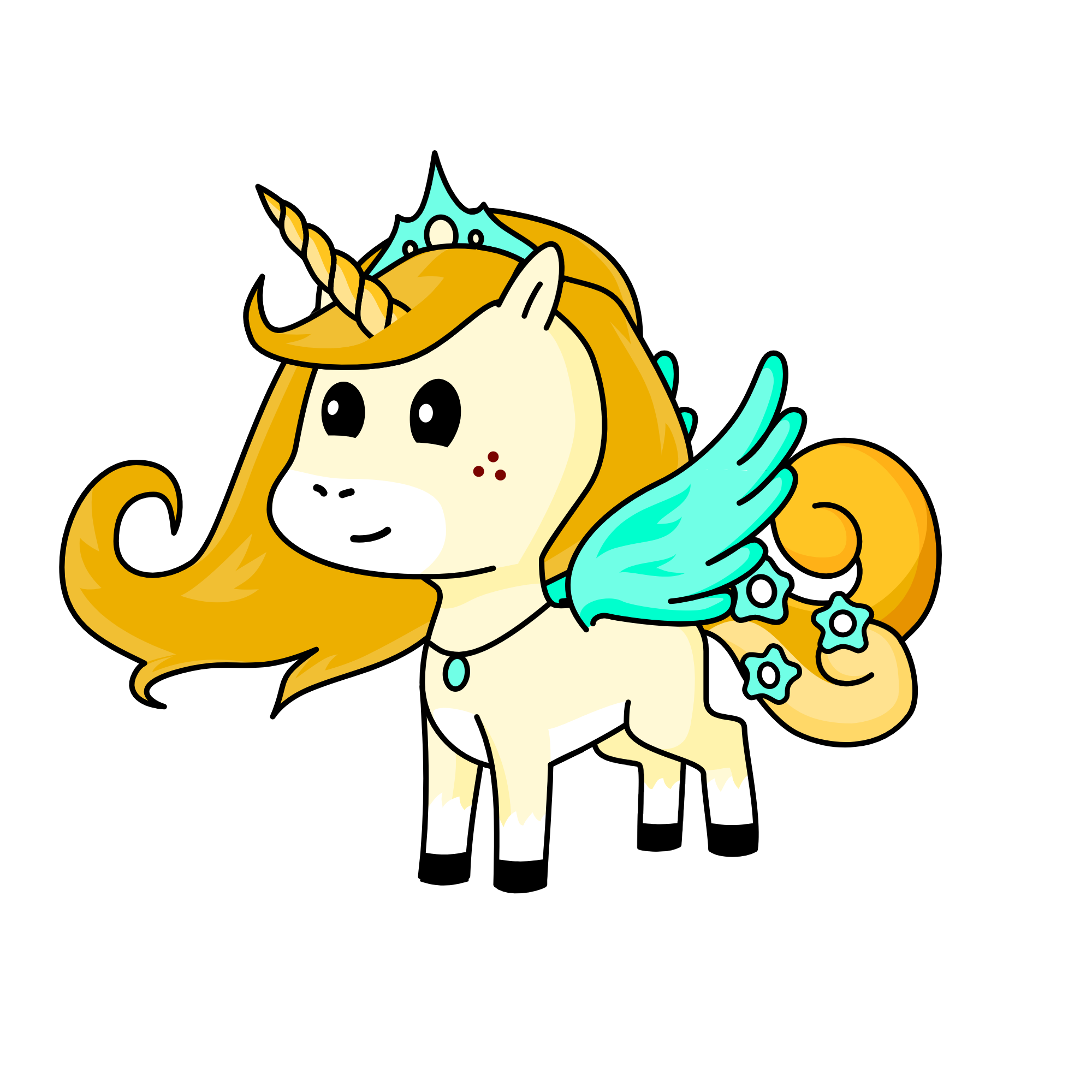 Summer Crystal, the unicorn