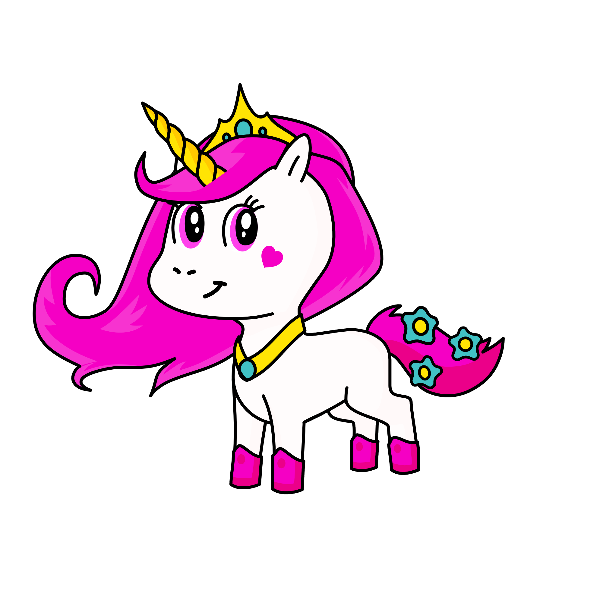 queen of beauty, the unicorn
