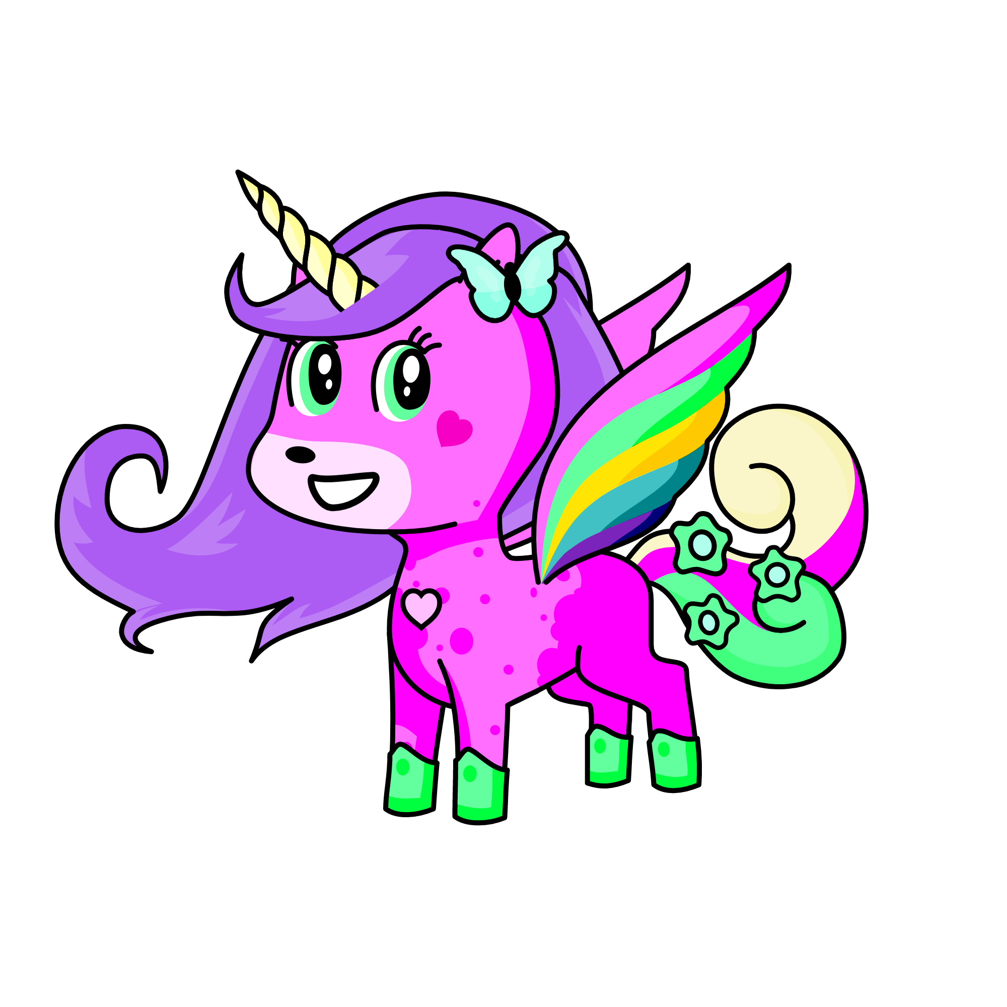 Buttercup Lily, the unicorn