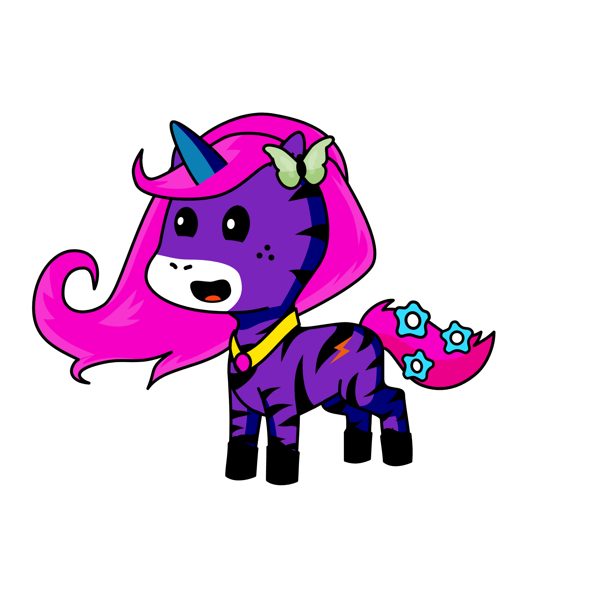 stripy, the unicorn