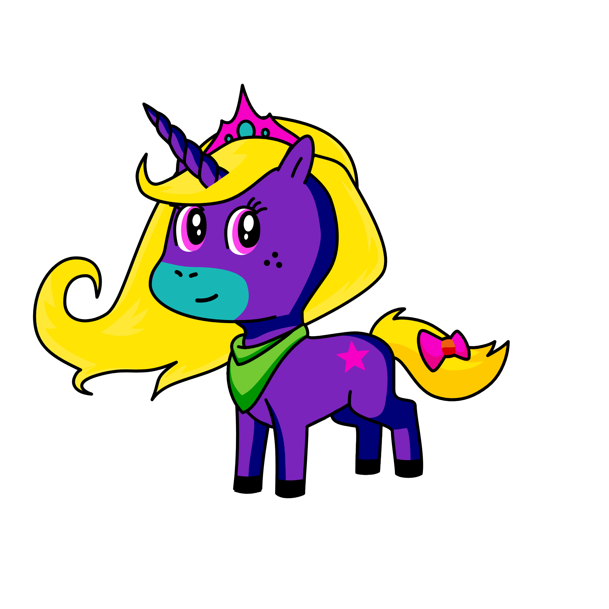 princess rose, the unicorn