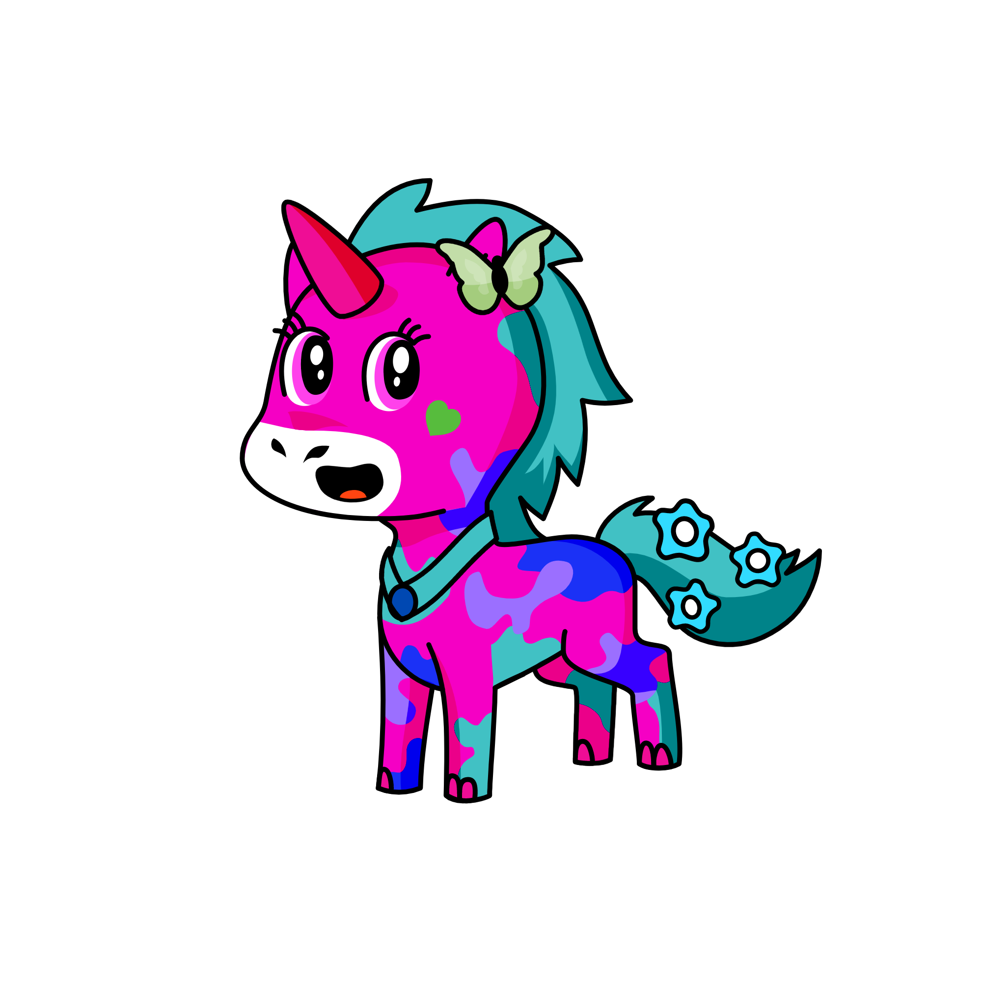 smarty party, the unicorn