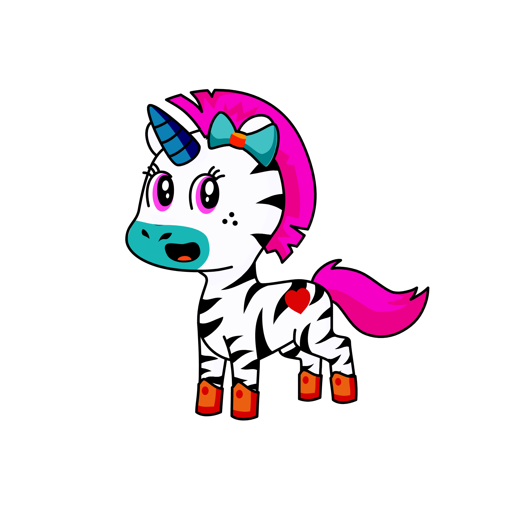 stripy buttercup, the unicorn