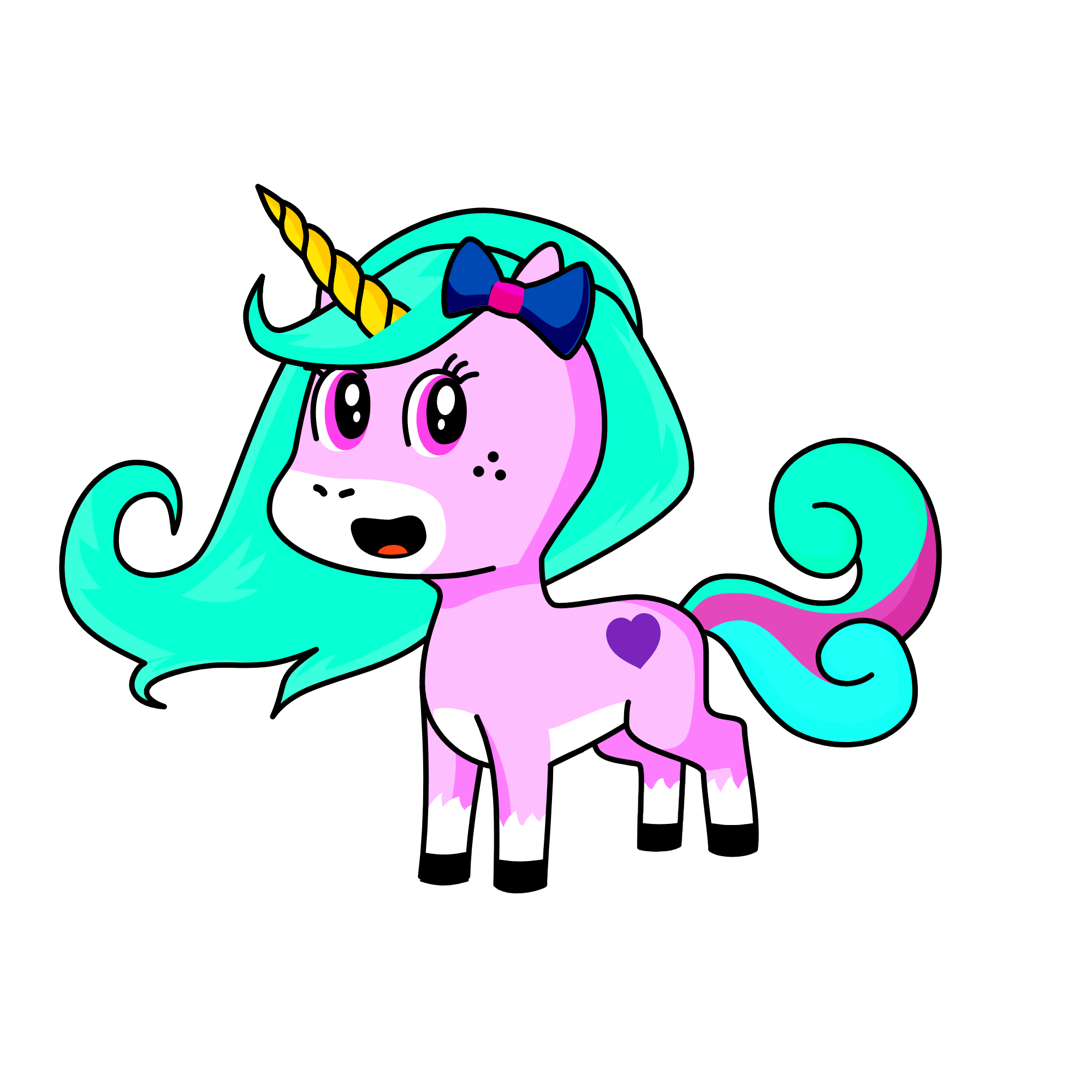 Cotton candy, the unicorn