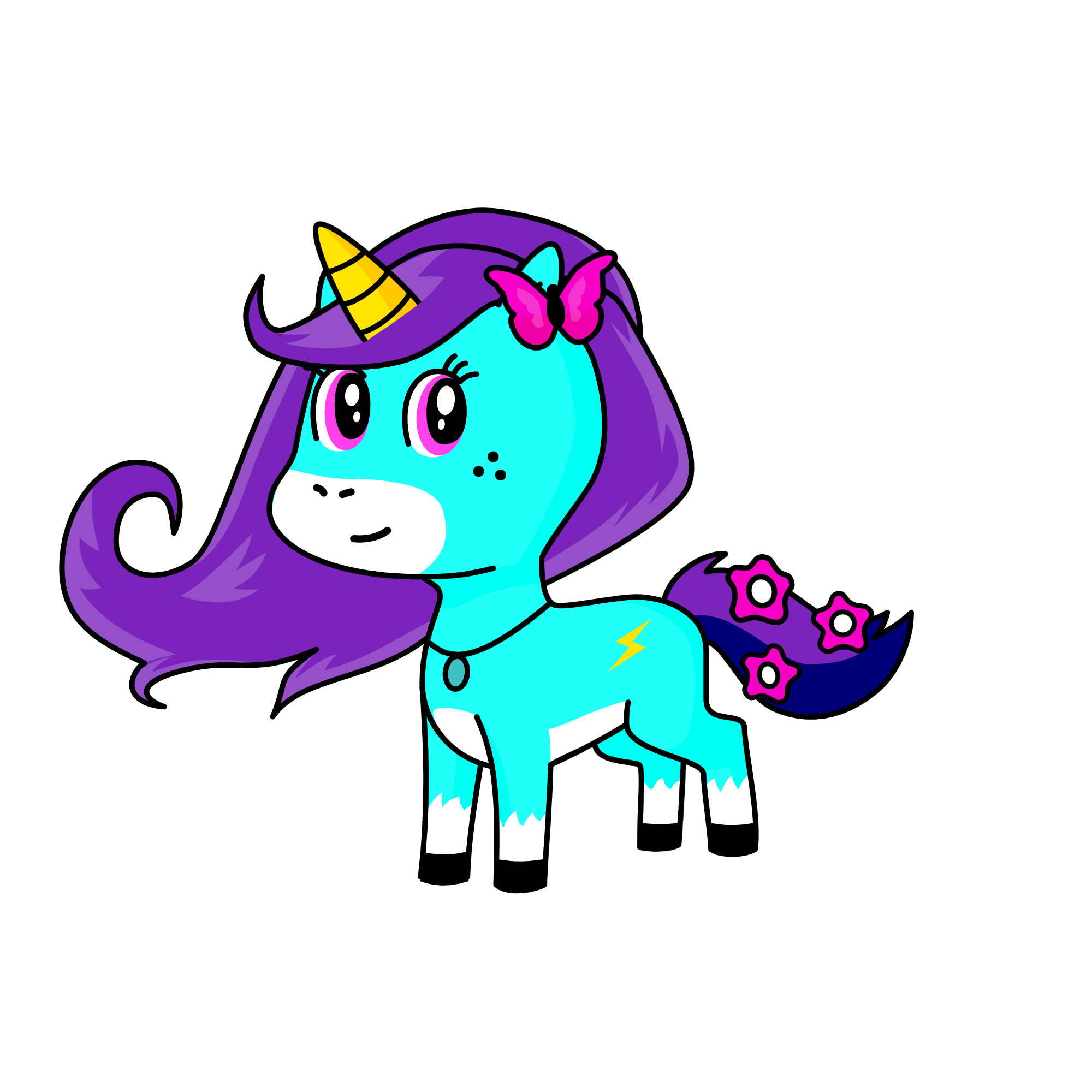 dashy, the unicorn