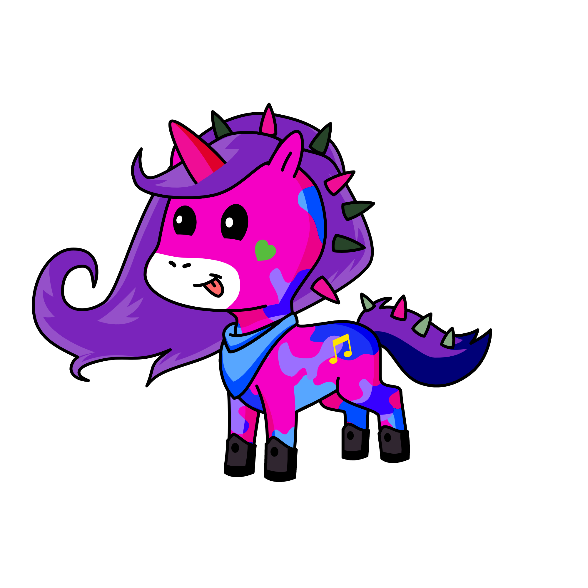 spikearella, the unicorn