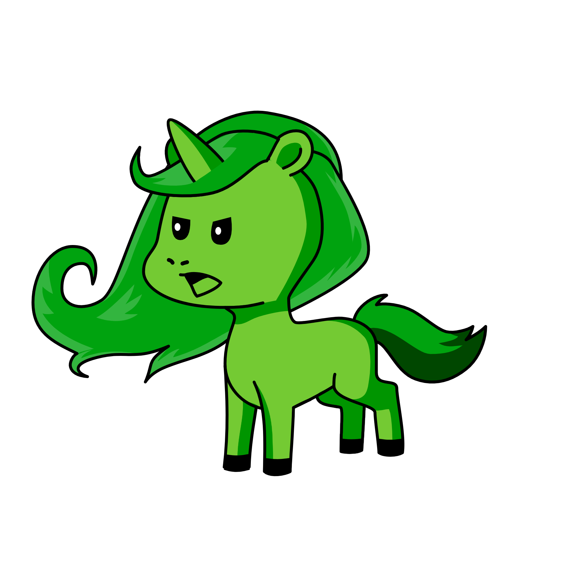 Zombie, the unicorn