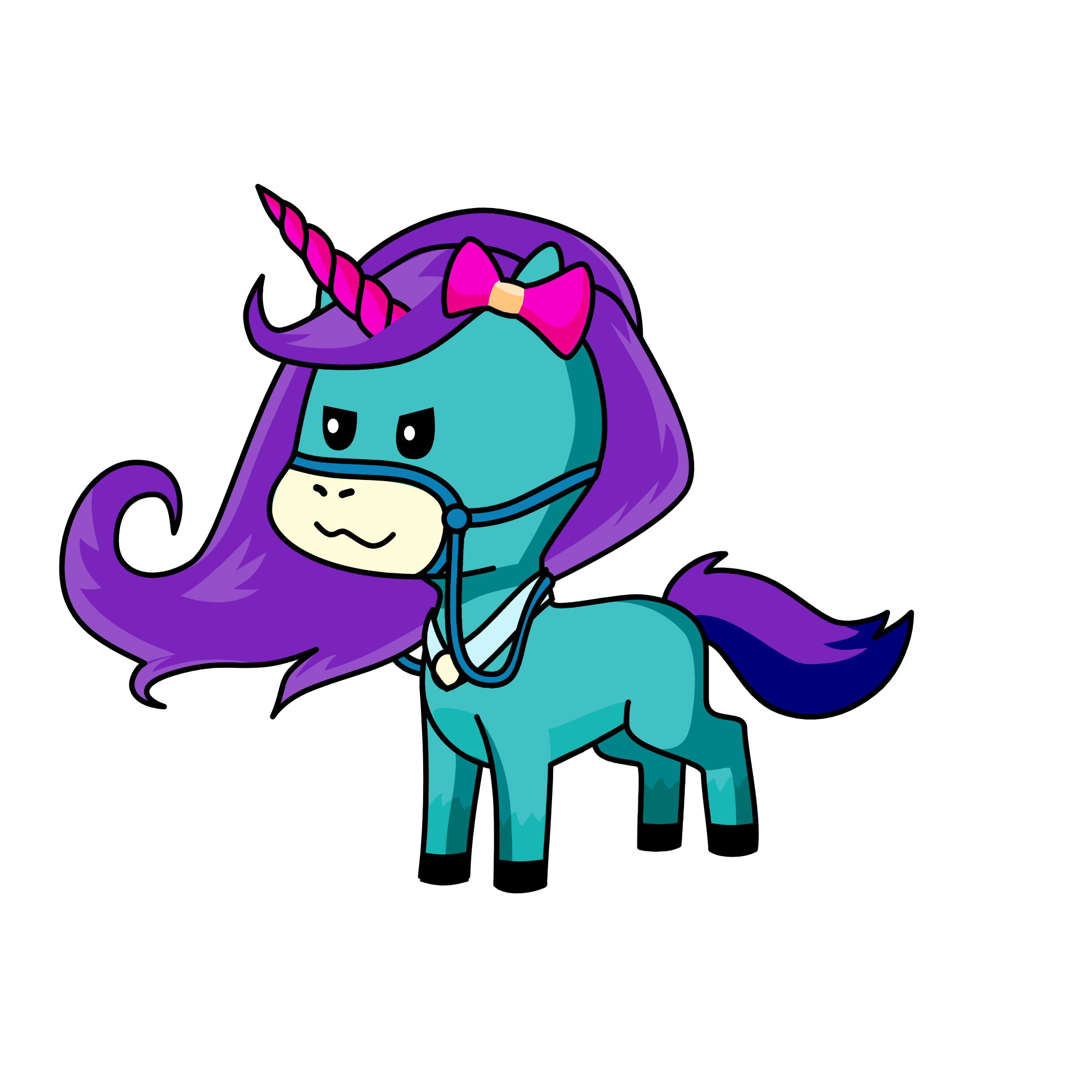 Cutie, the unicorn