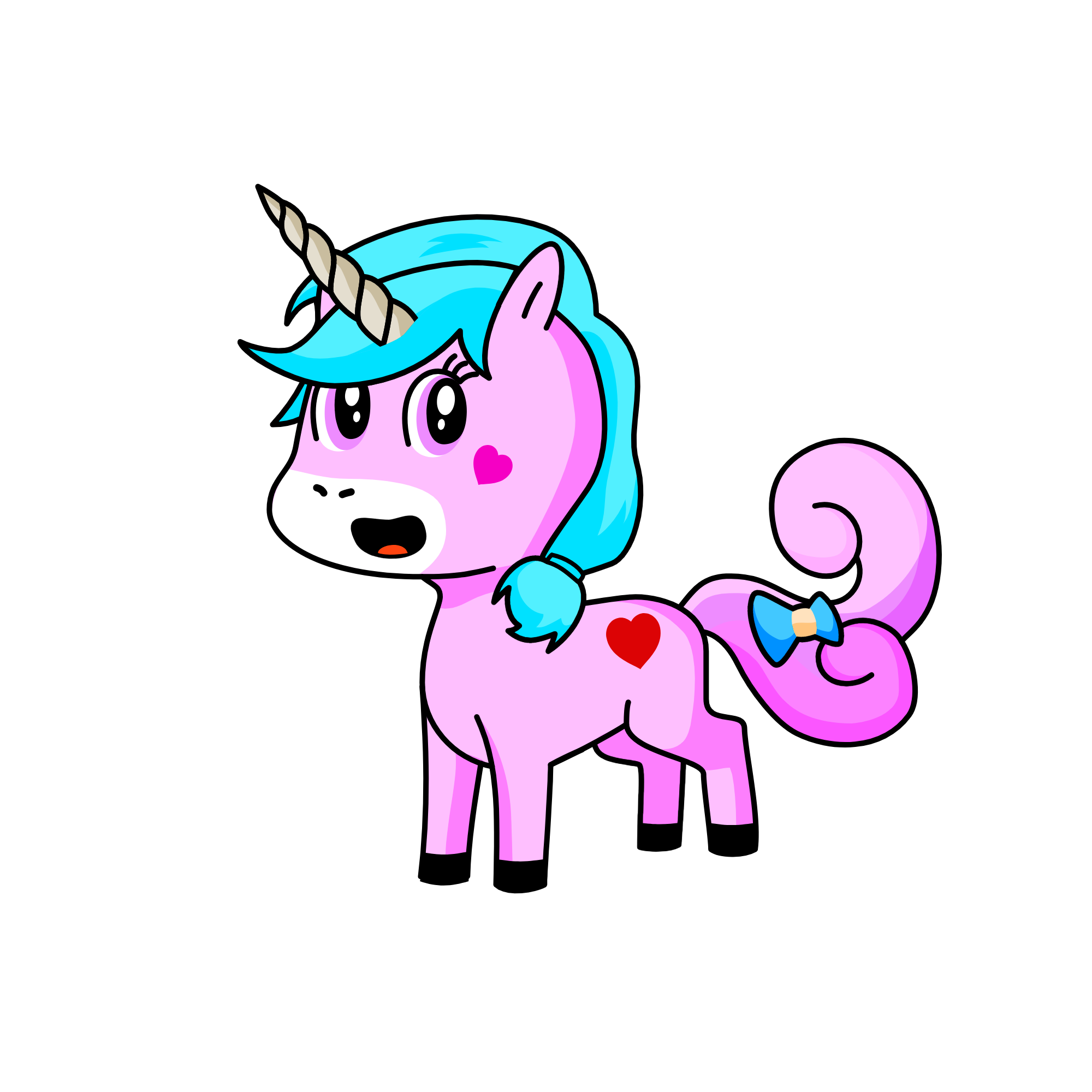 pinky, the unicorn