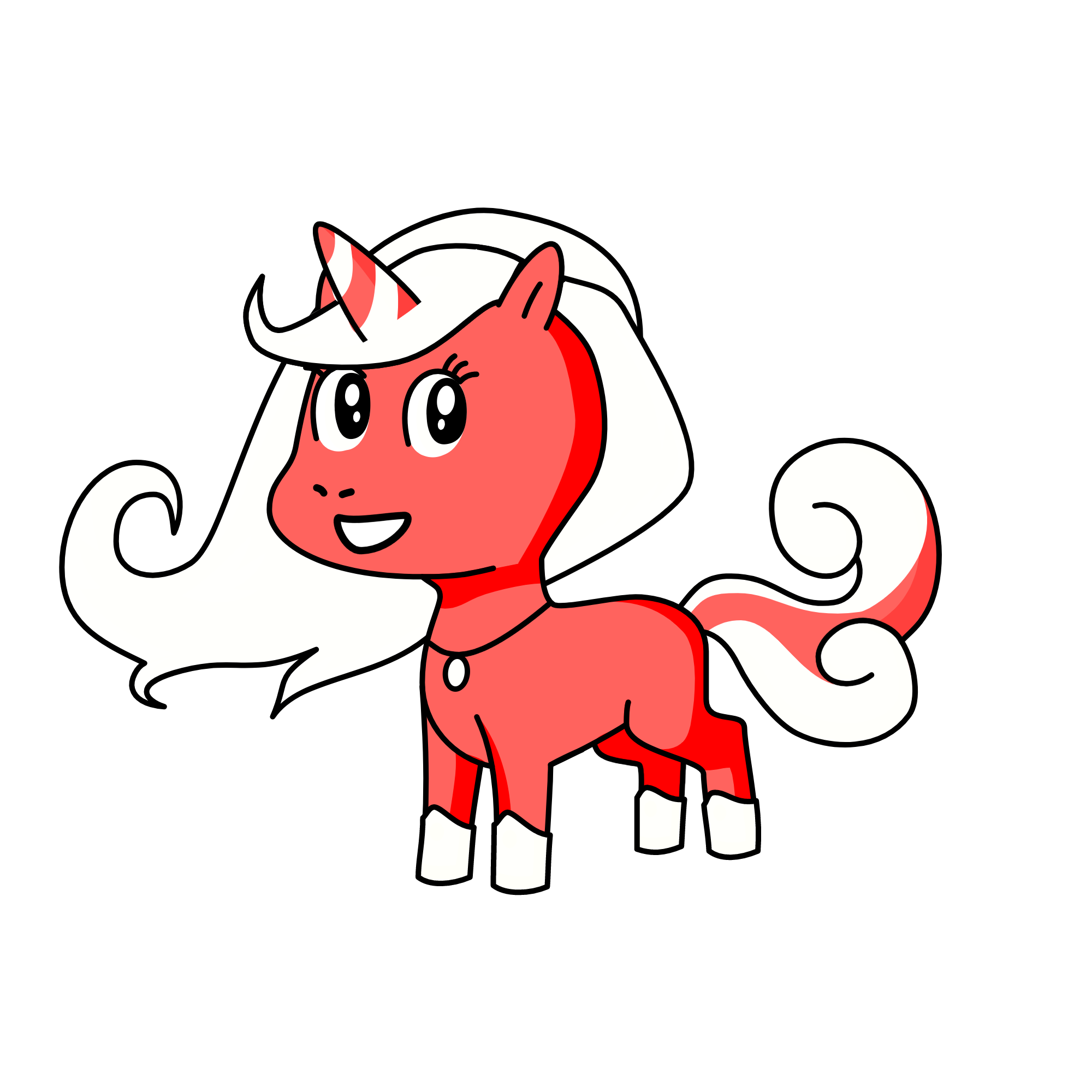Peppermint, the unicorn