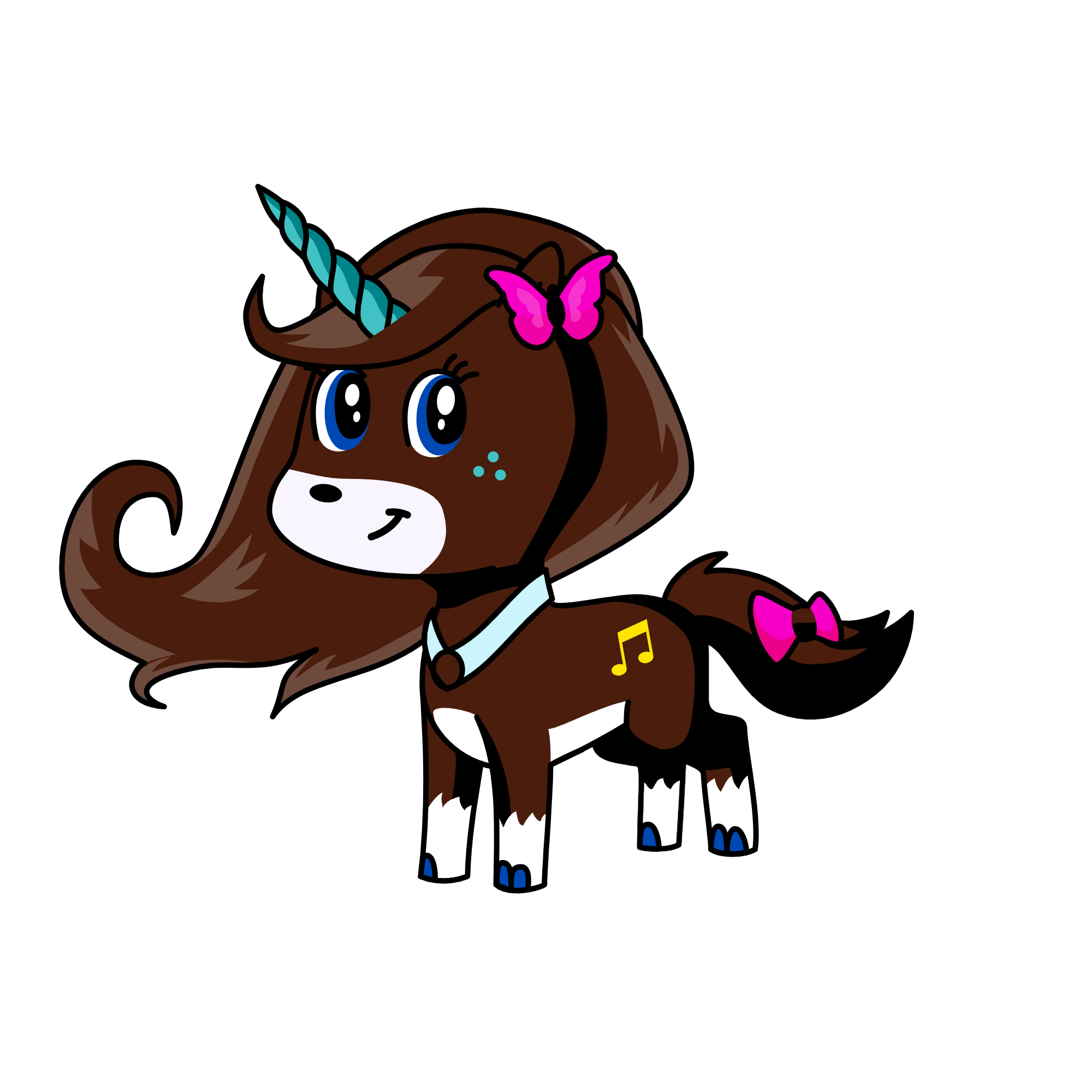 Chocolate, the unicorn