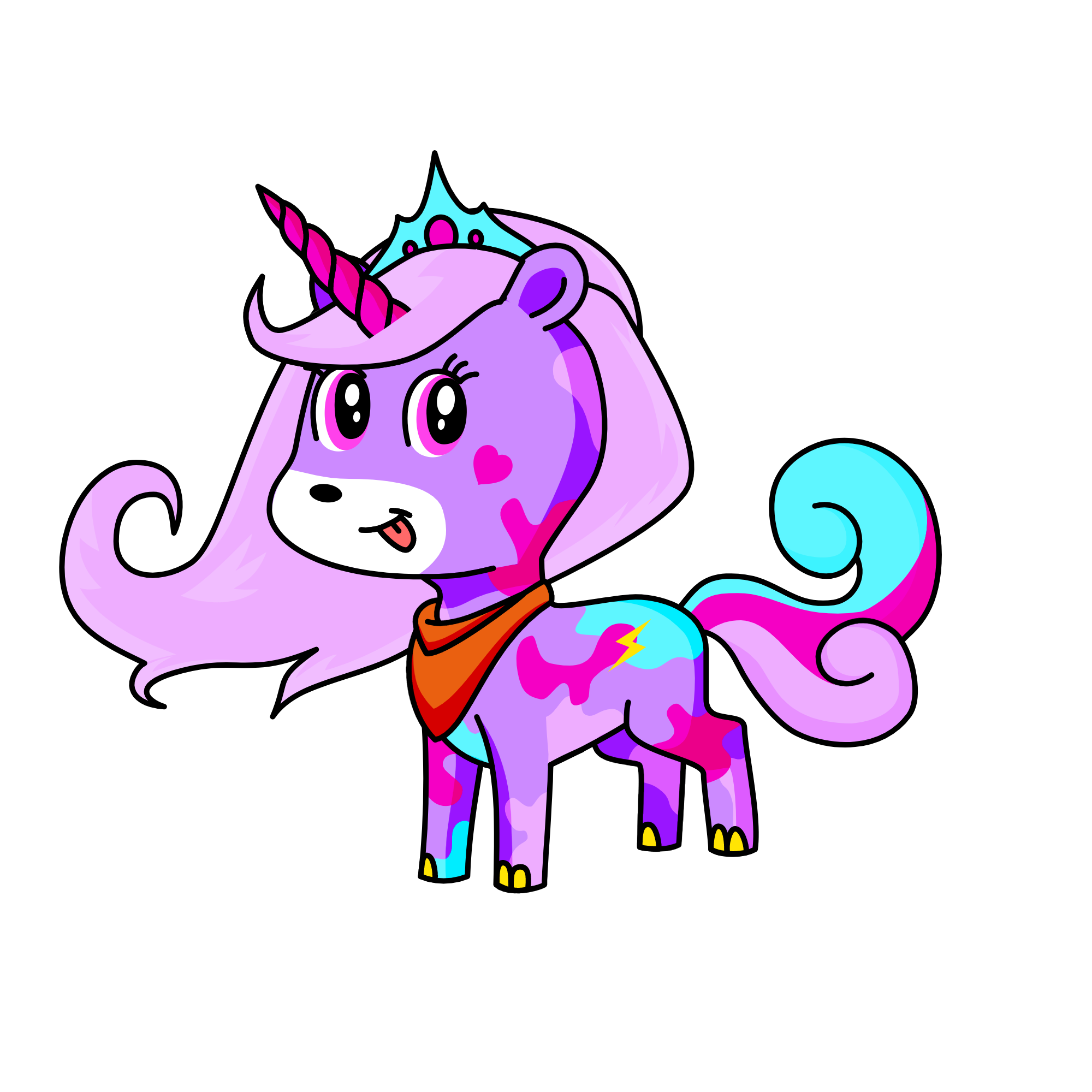 queen, the unicorn