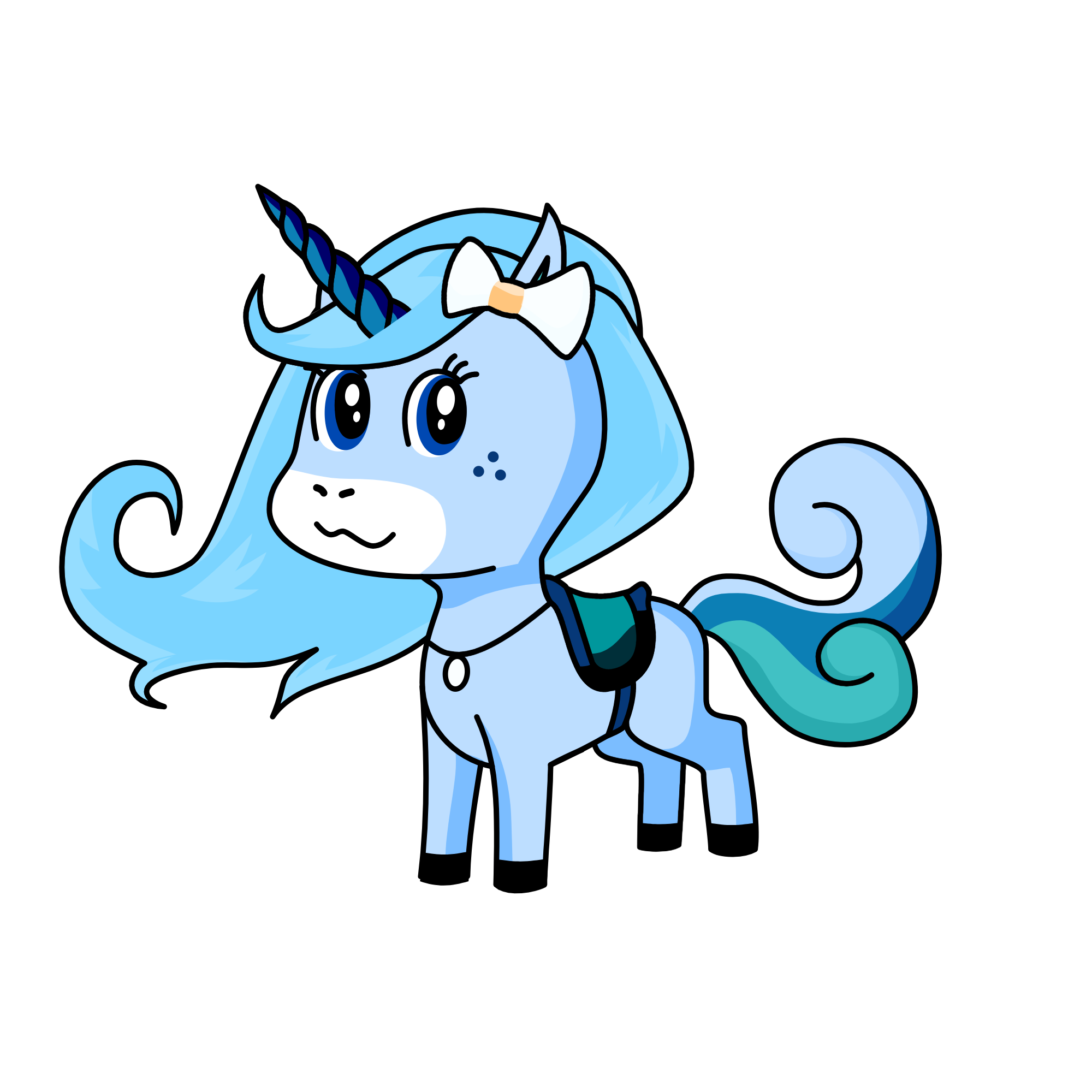 Winter, the unicorn