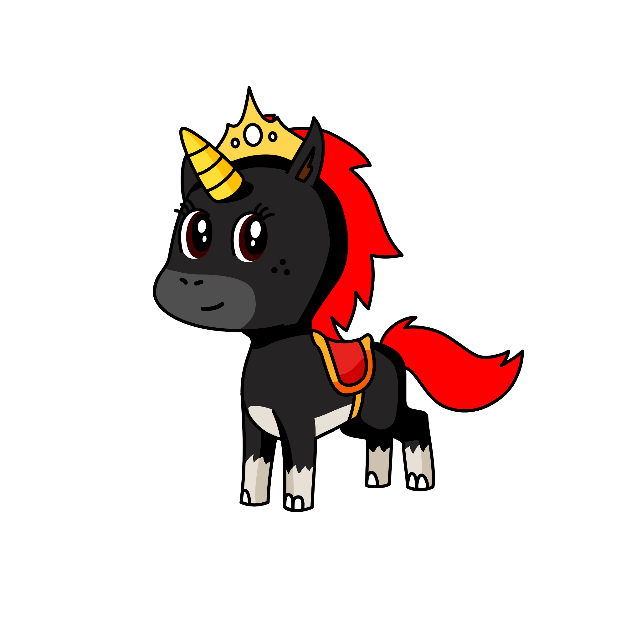 Mystember (Fire Queen), the unicorn