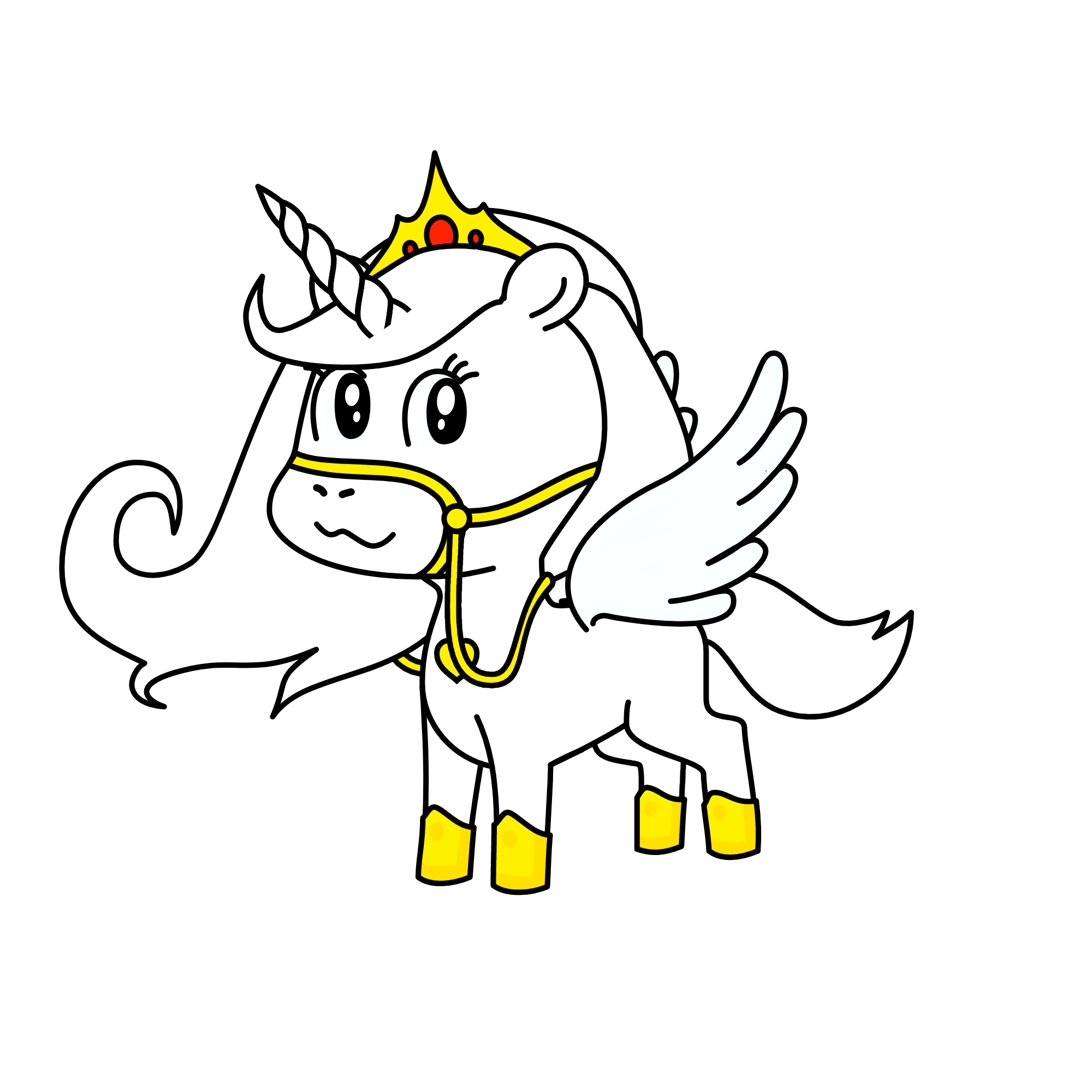Snow White, the unicorn