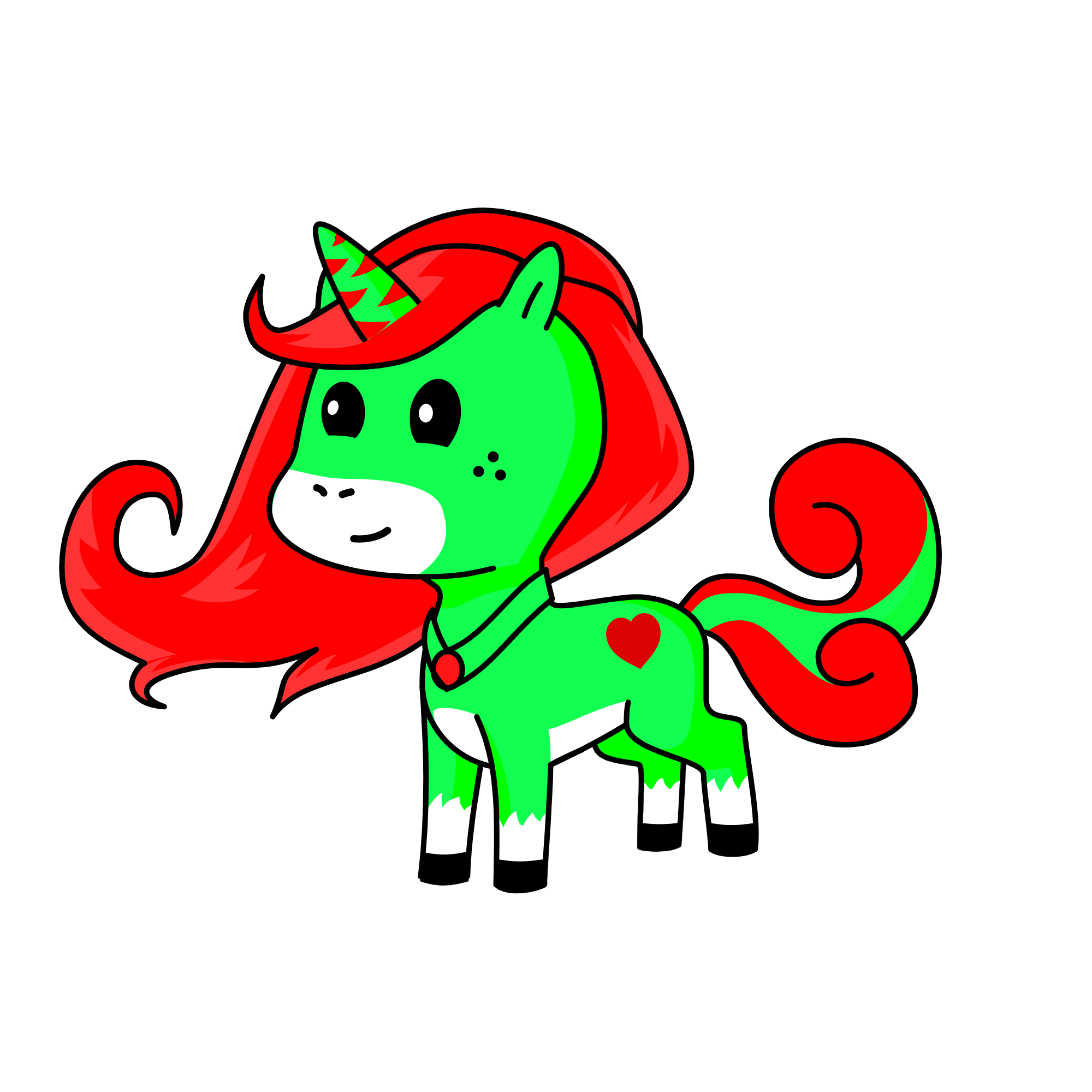 Princess Peppermint, the unicorn