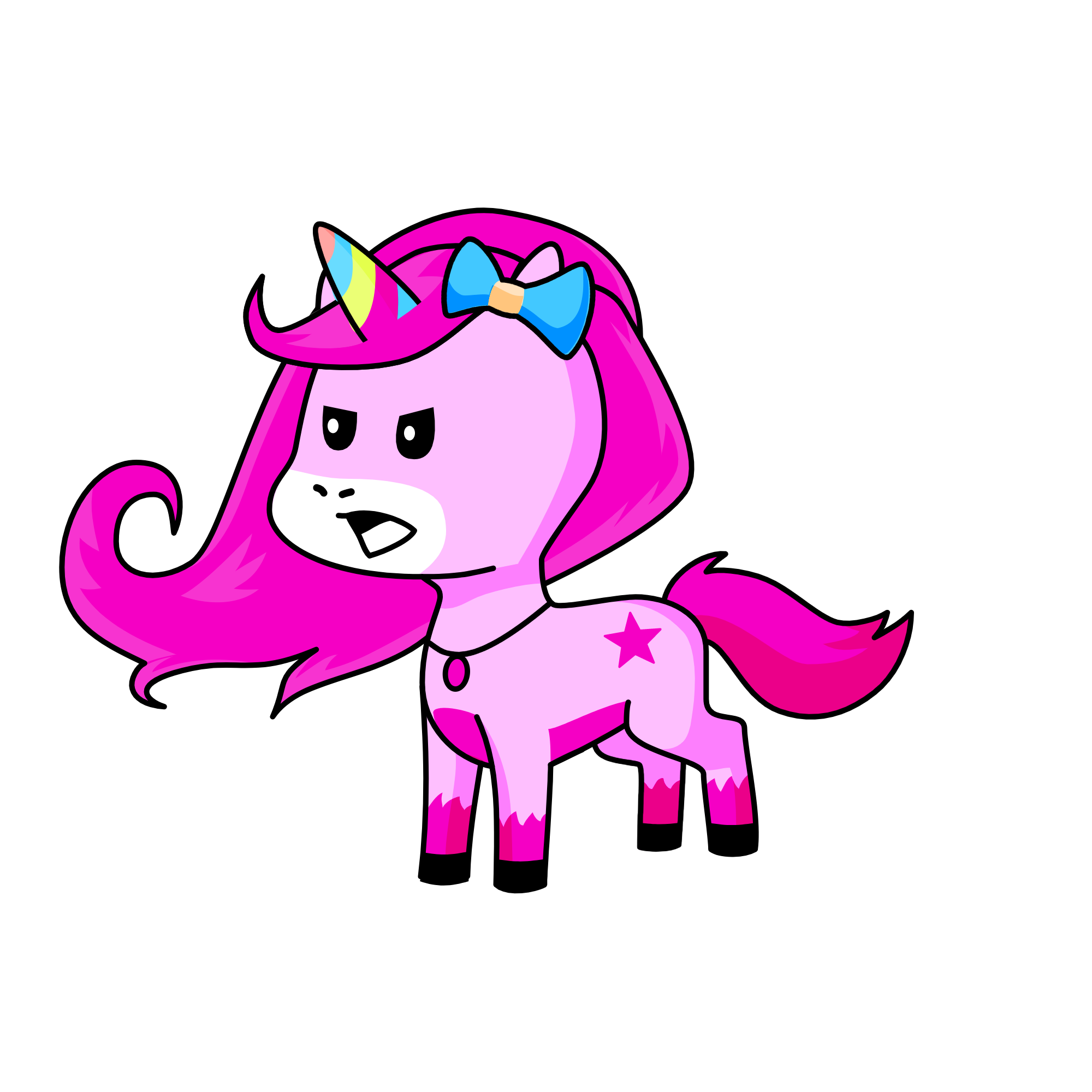 Angelica, the unicorn