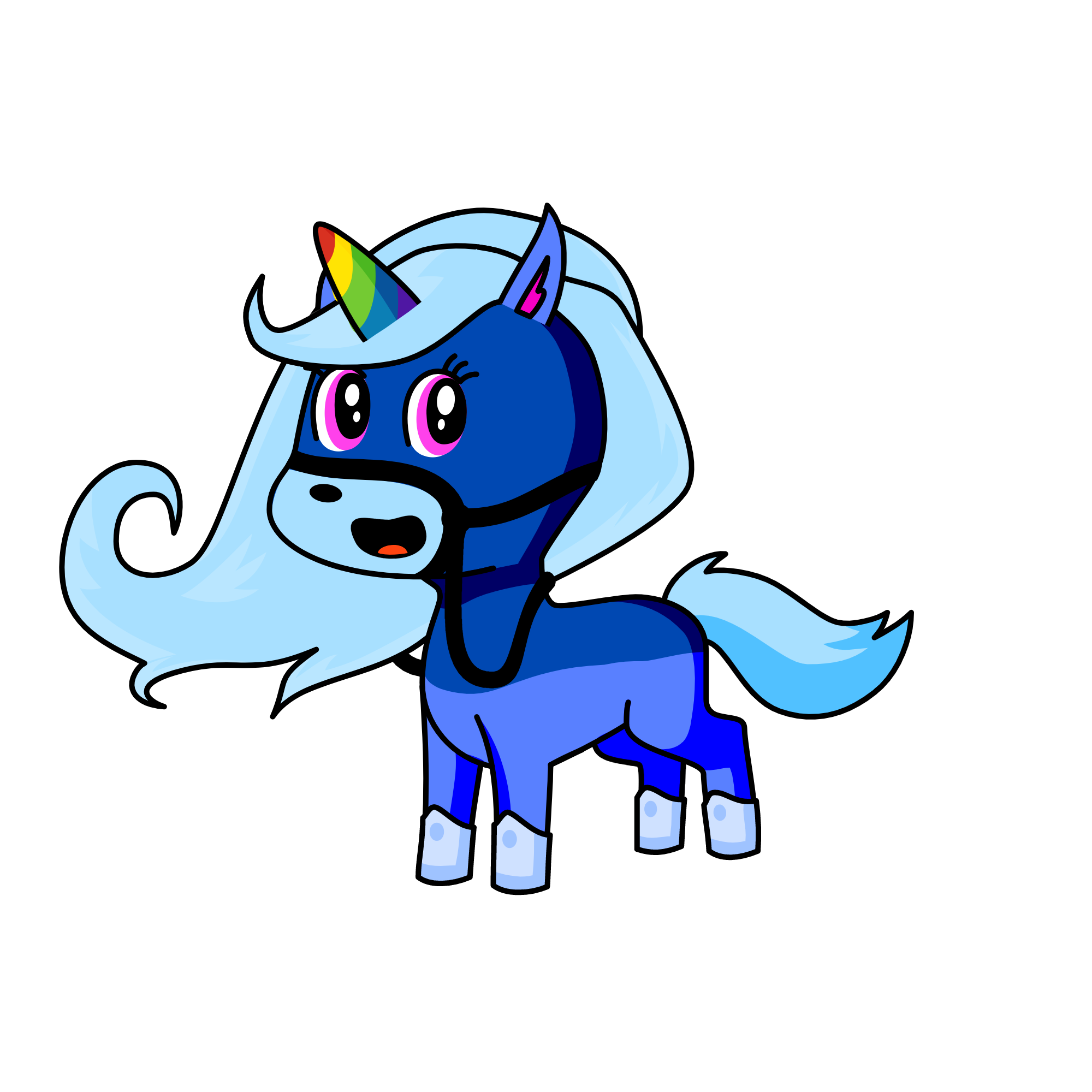 winter, the unicorn