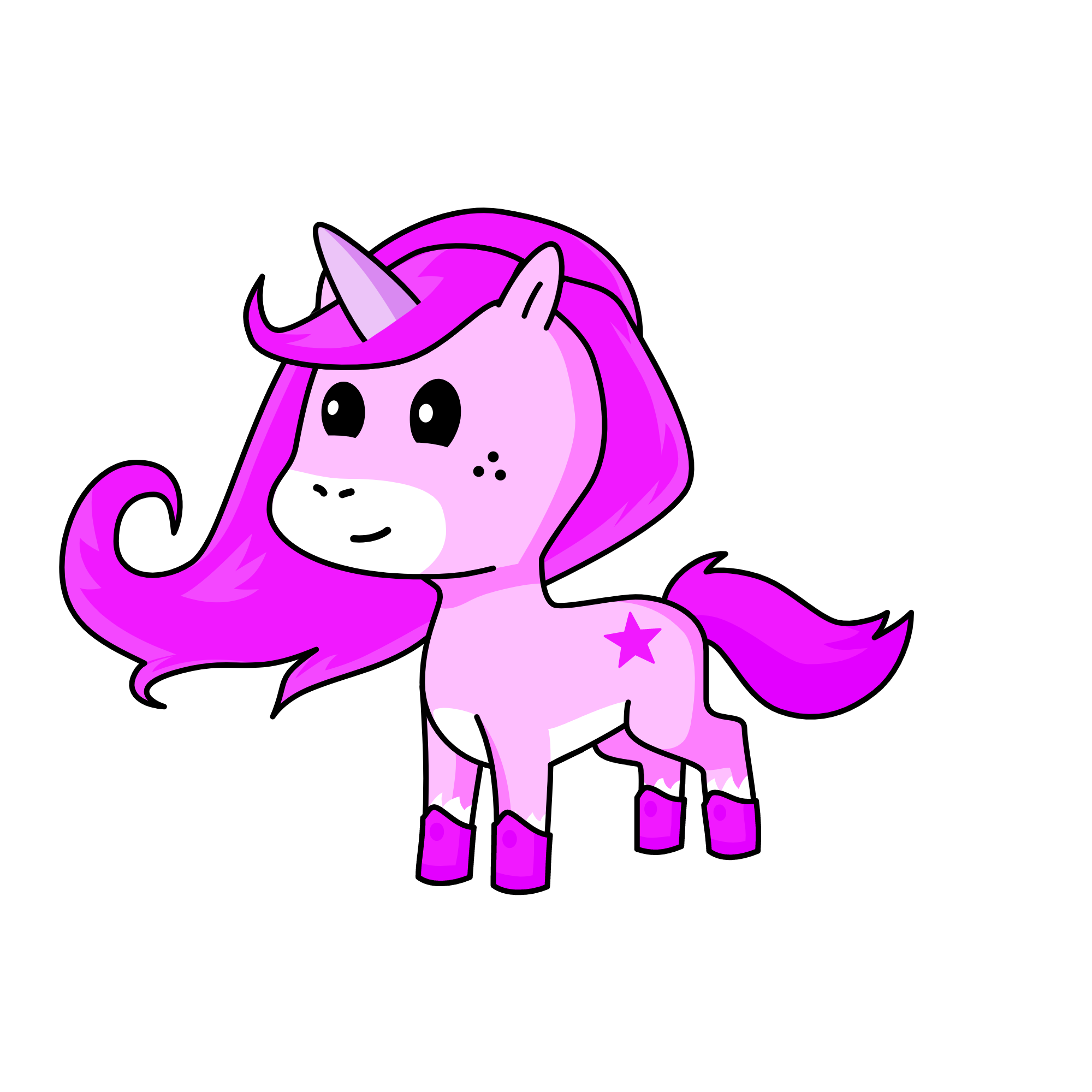 Pinkie pie, the unicorn