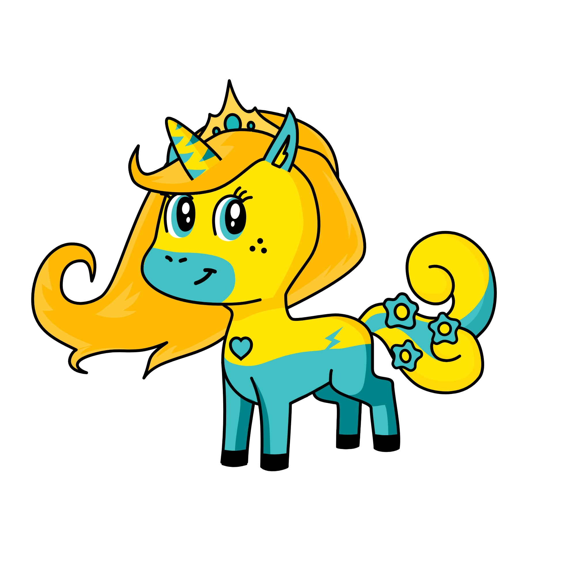 Moly, the unicorn