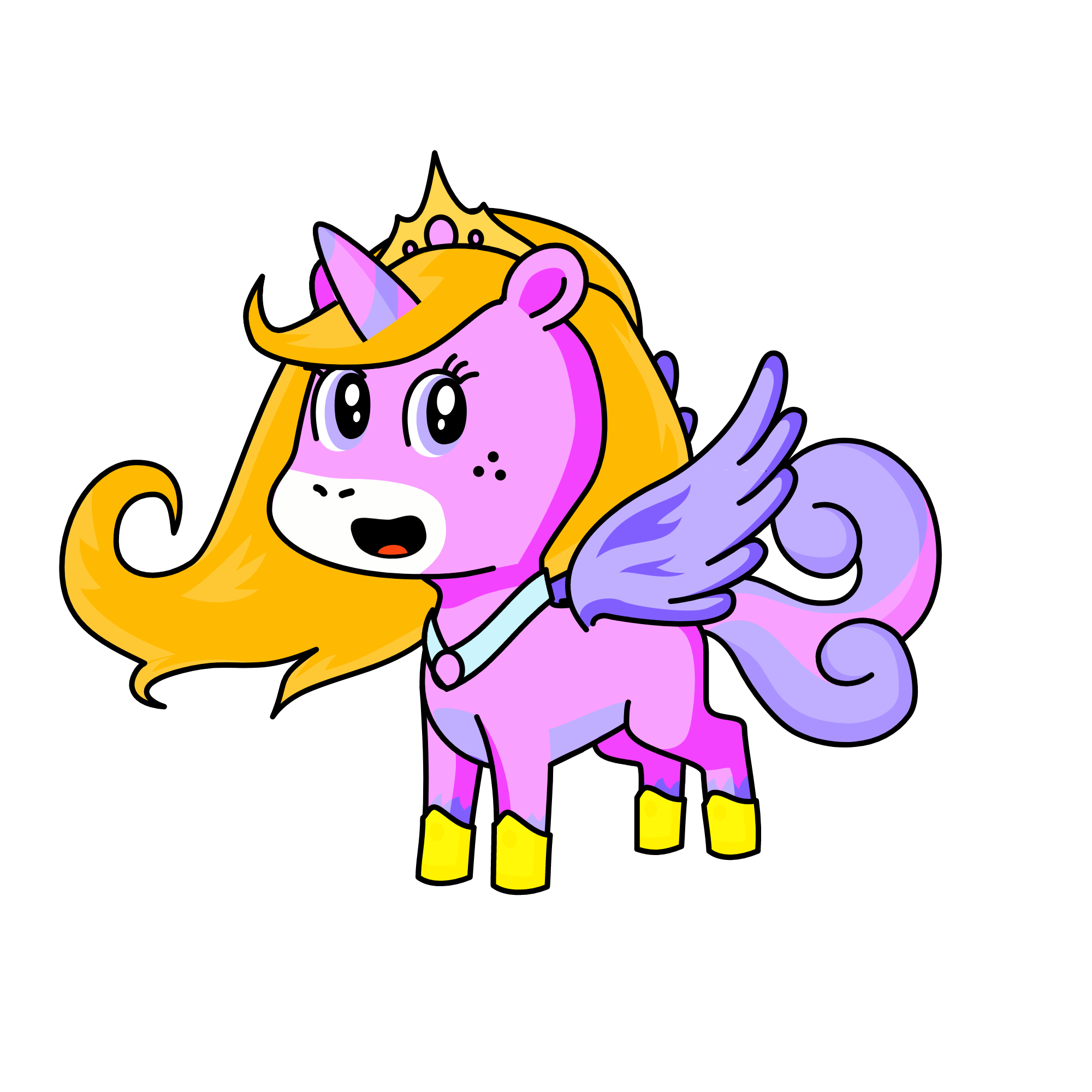 Popy, the unicorn