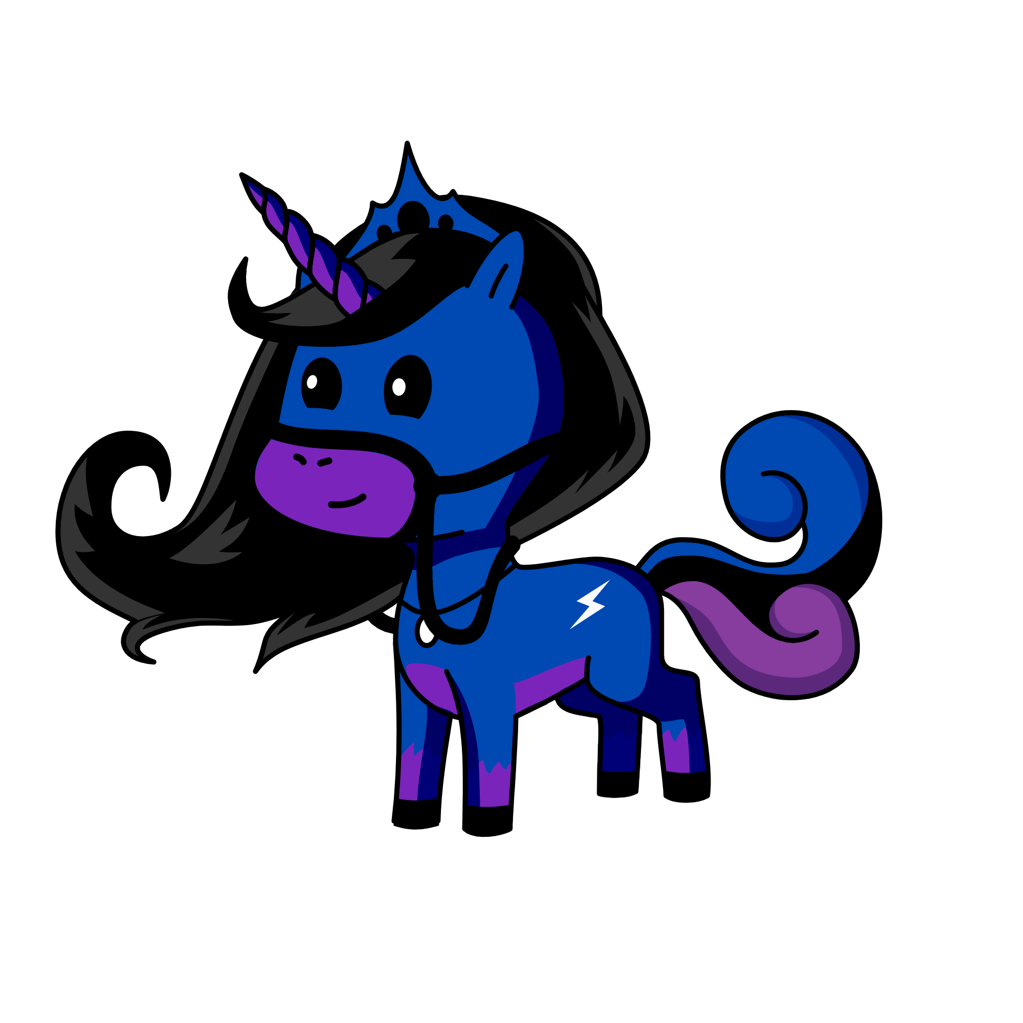 Shadow, the unicorn