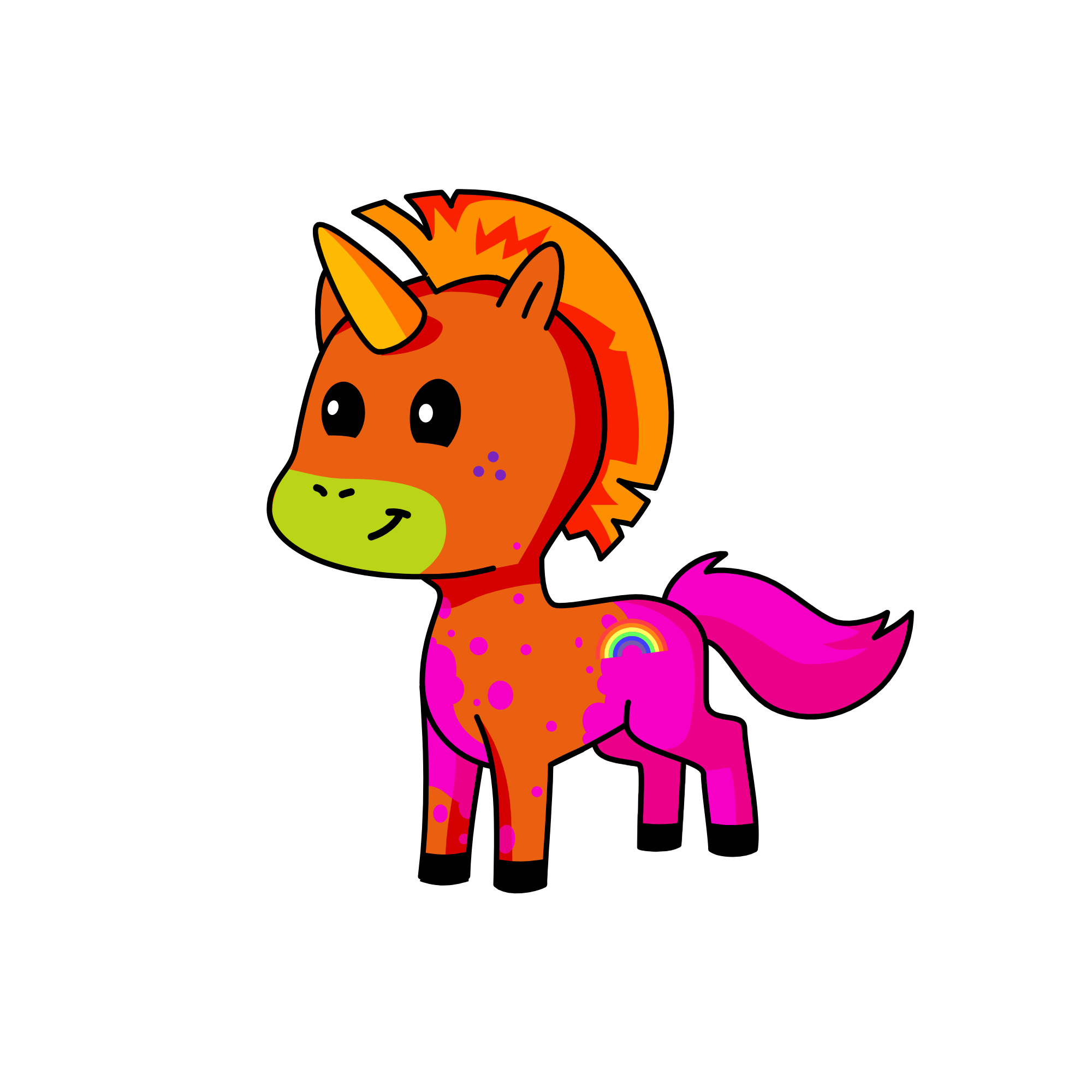 noonicorn the sparkling dayicorn, the unicorn