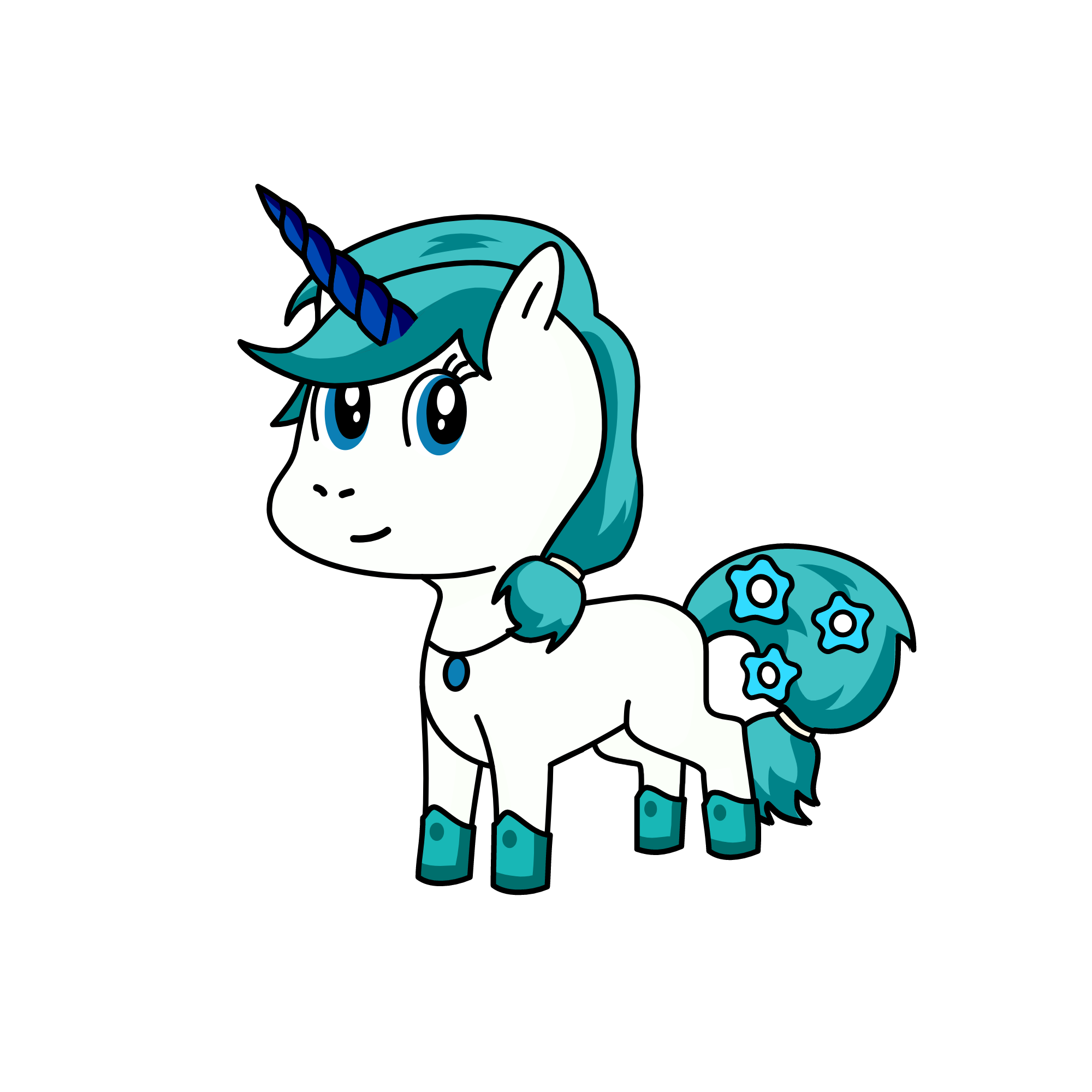 Snowball, the unicorn